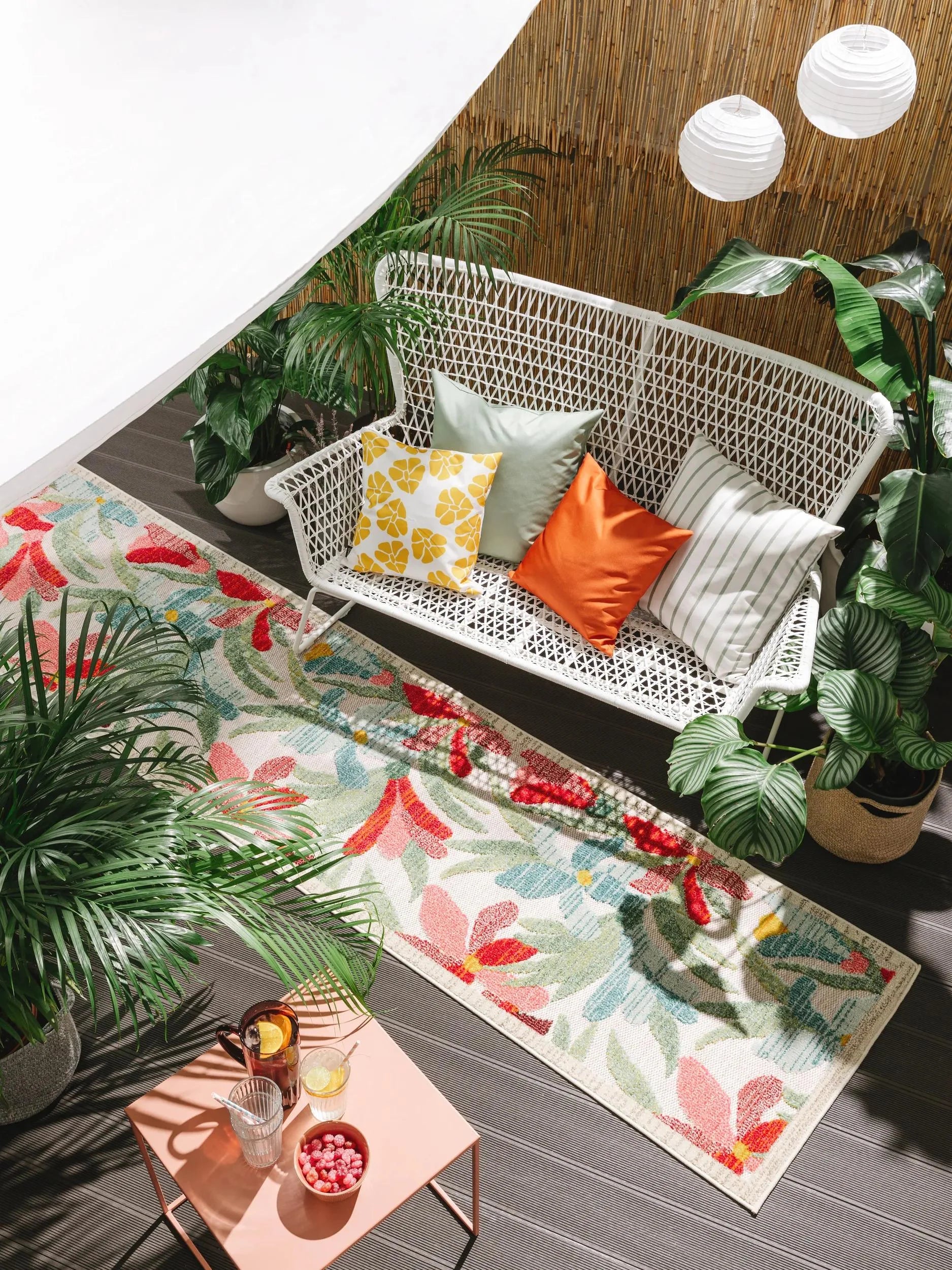 Covoraș îngust/preș - interior/exterior Noelia Multicolour