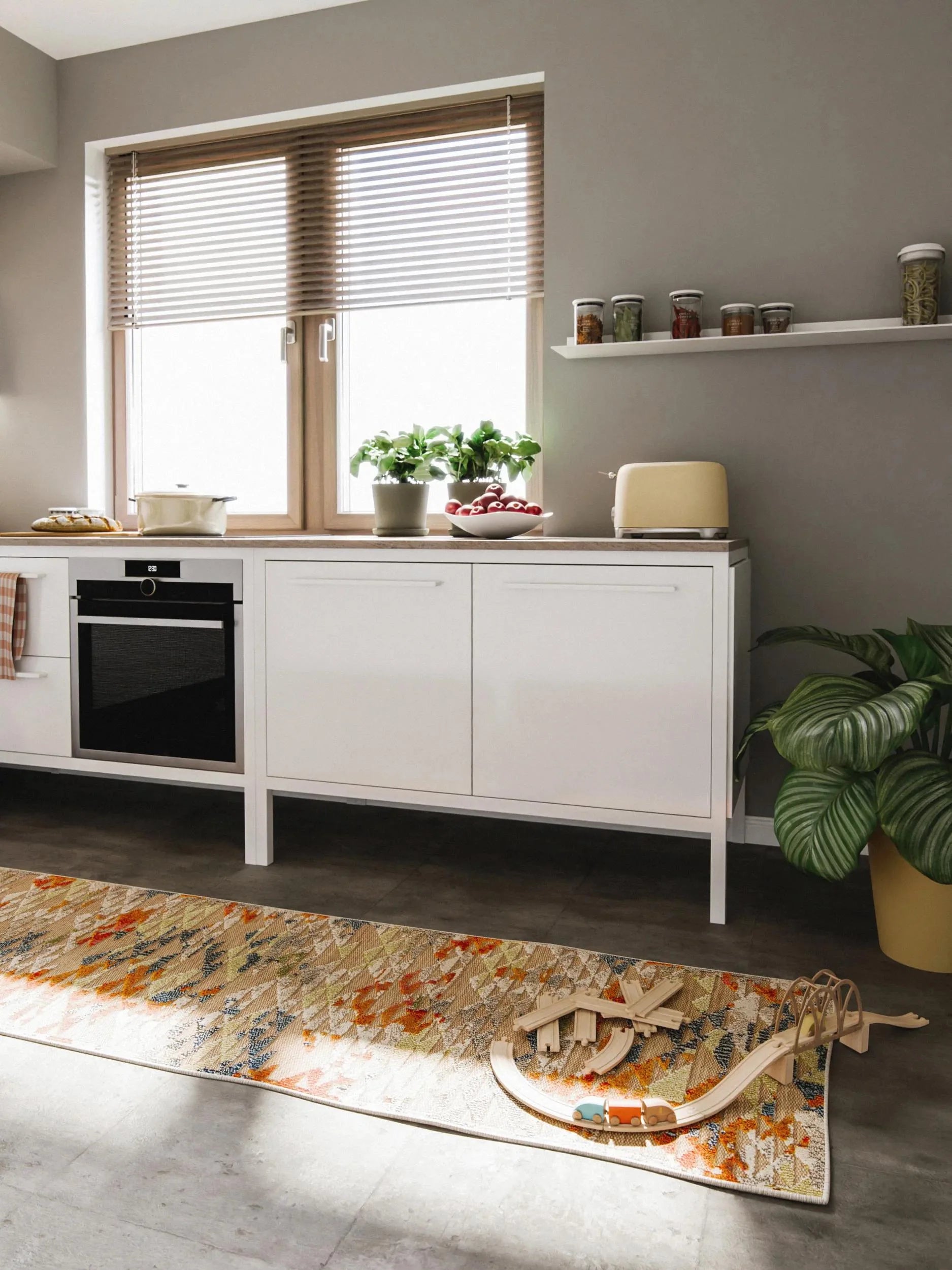 Covoraș îngust/preș - interior/exterior Noelia Multicolour
