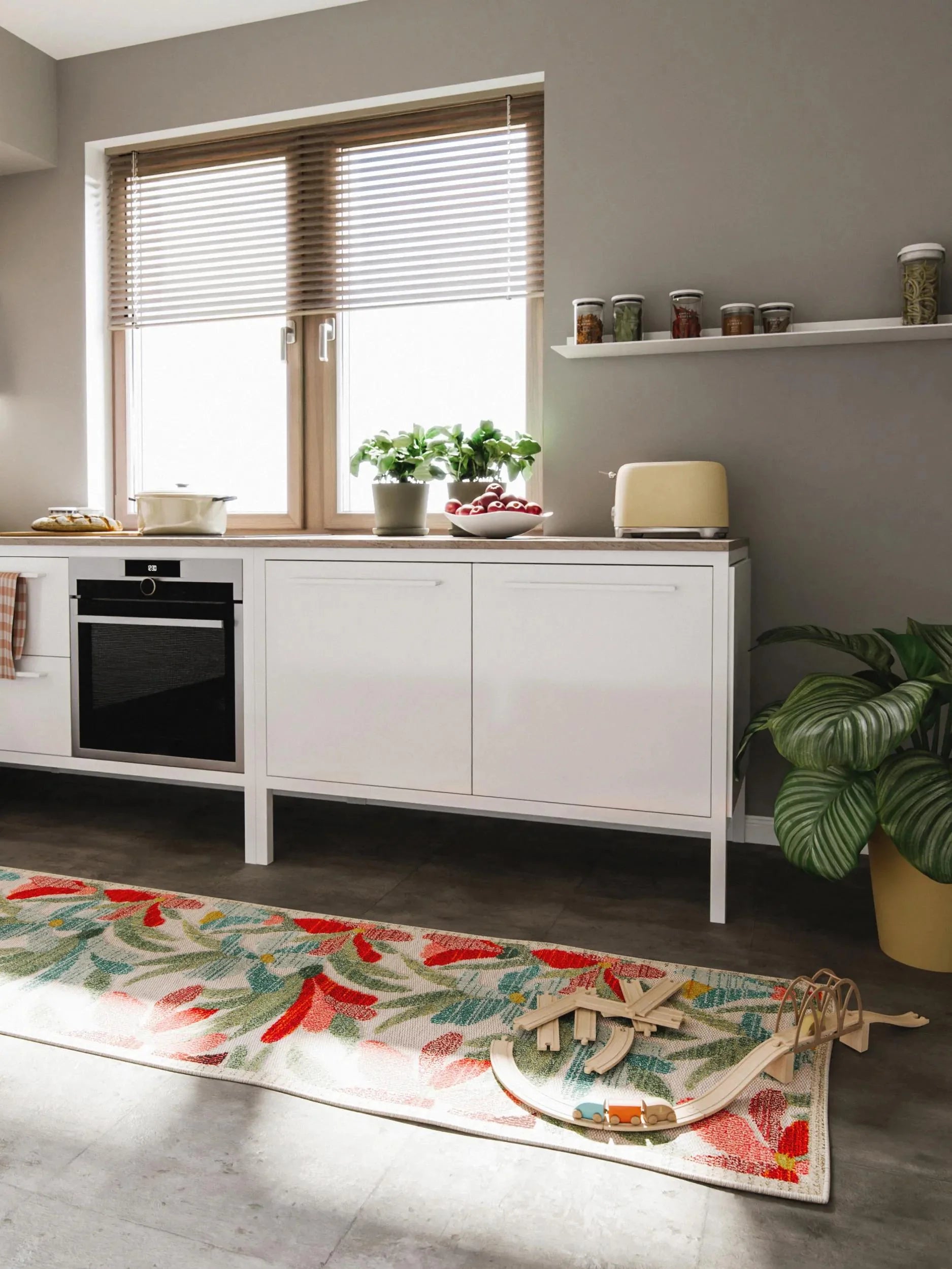 Covoraș îngust/preș - interior/exterior Noelia Multicolour