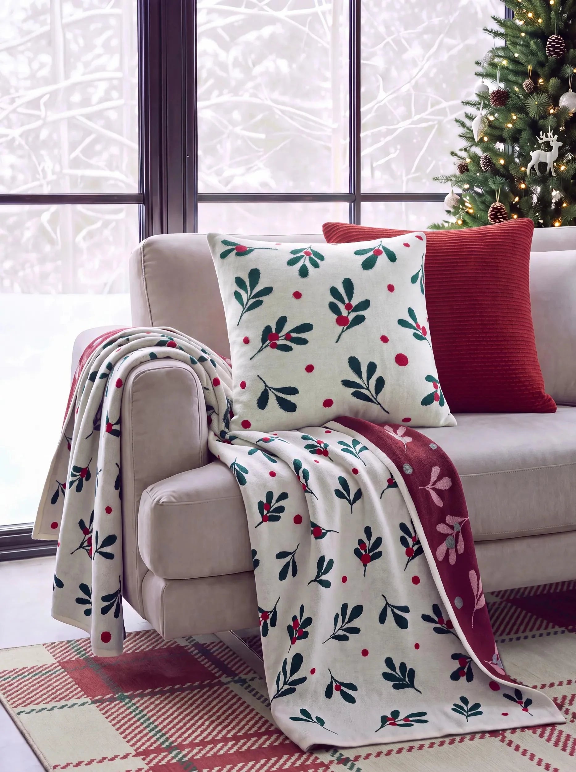 Christmas Pernă Nordic Cream