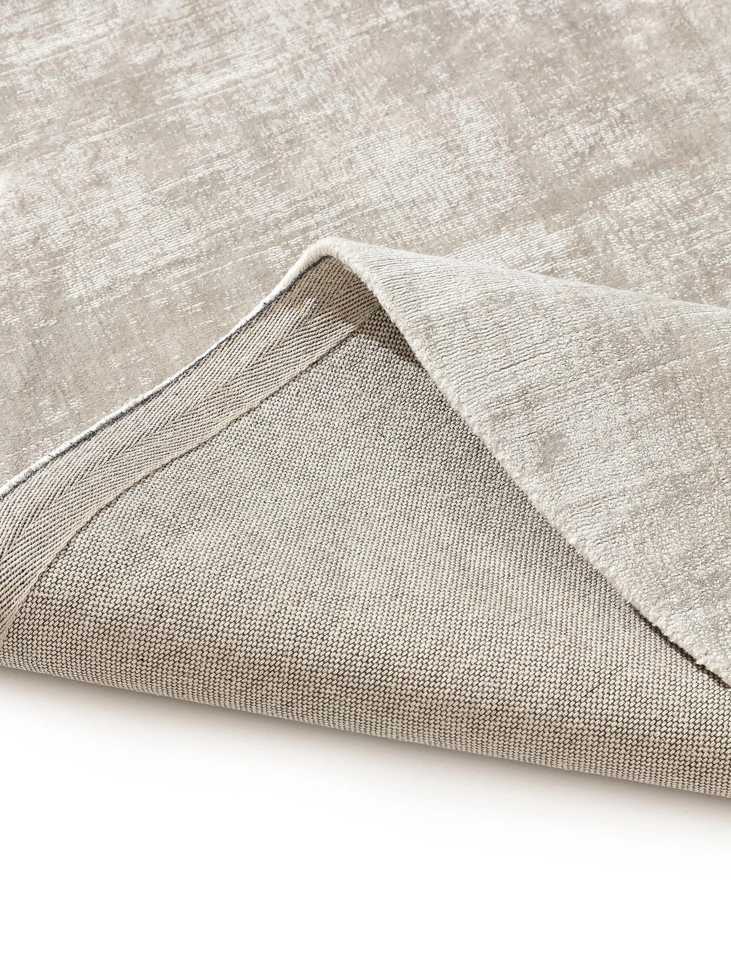 Covor din vâscoză Round Nova Light Grey 