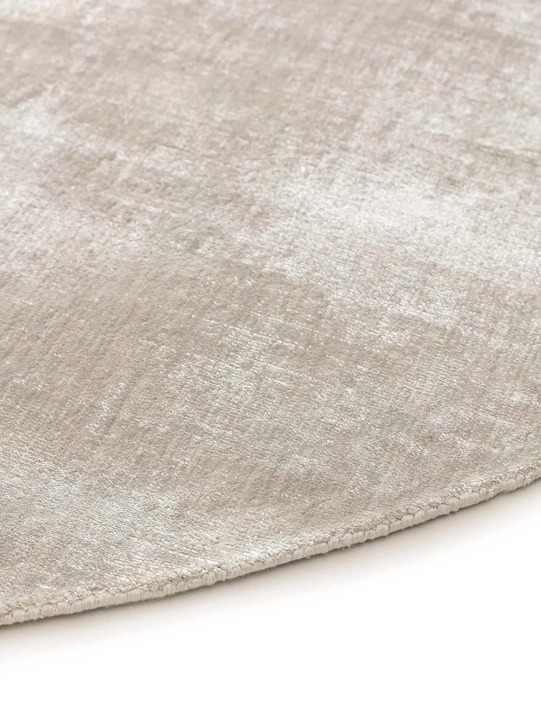 Covor din vâscoză Round Nova Light Grey 