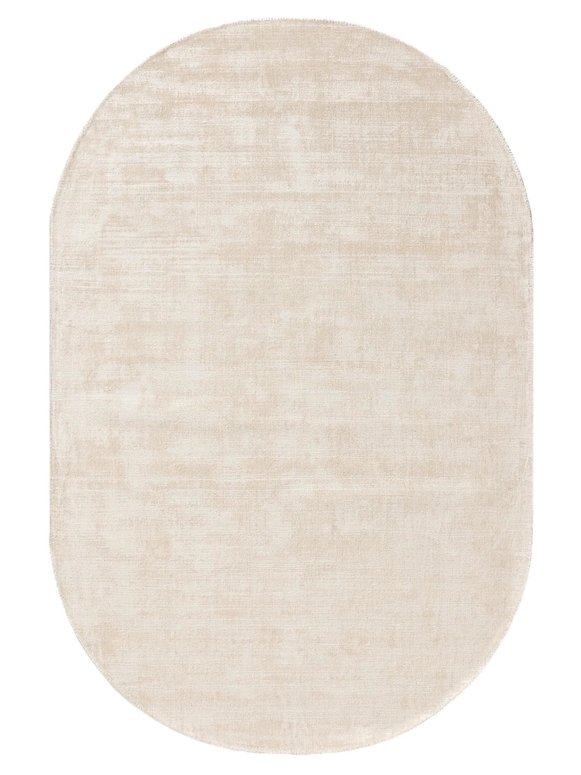 Covor din vâscoză Oval Nova Cream 
