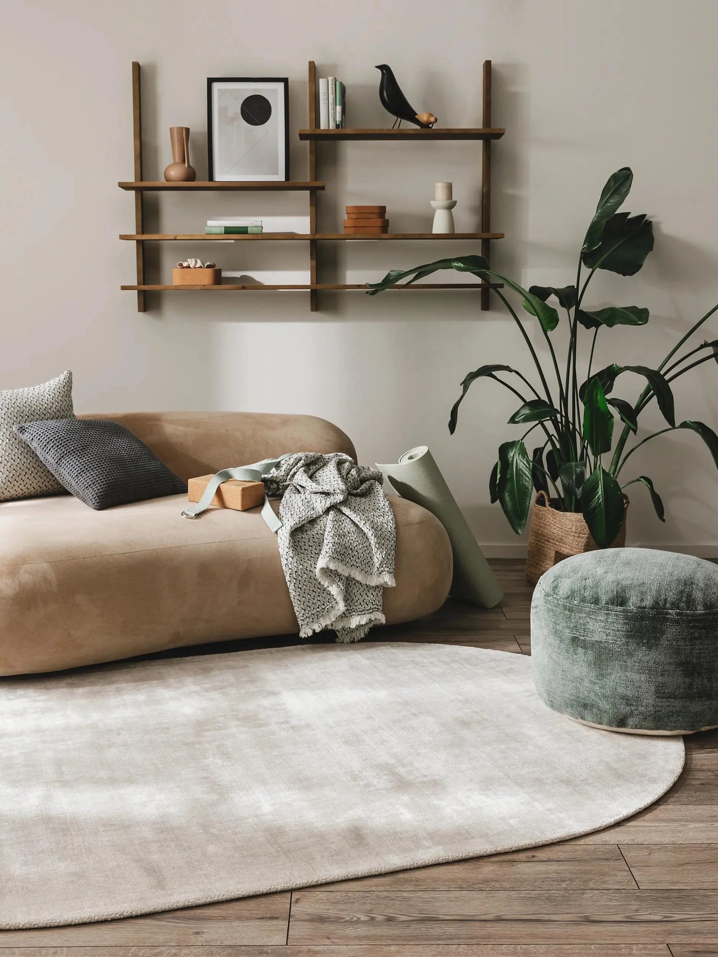 Covor din vâscoză Nova Light Grey