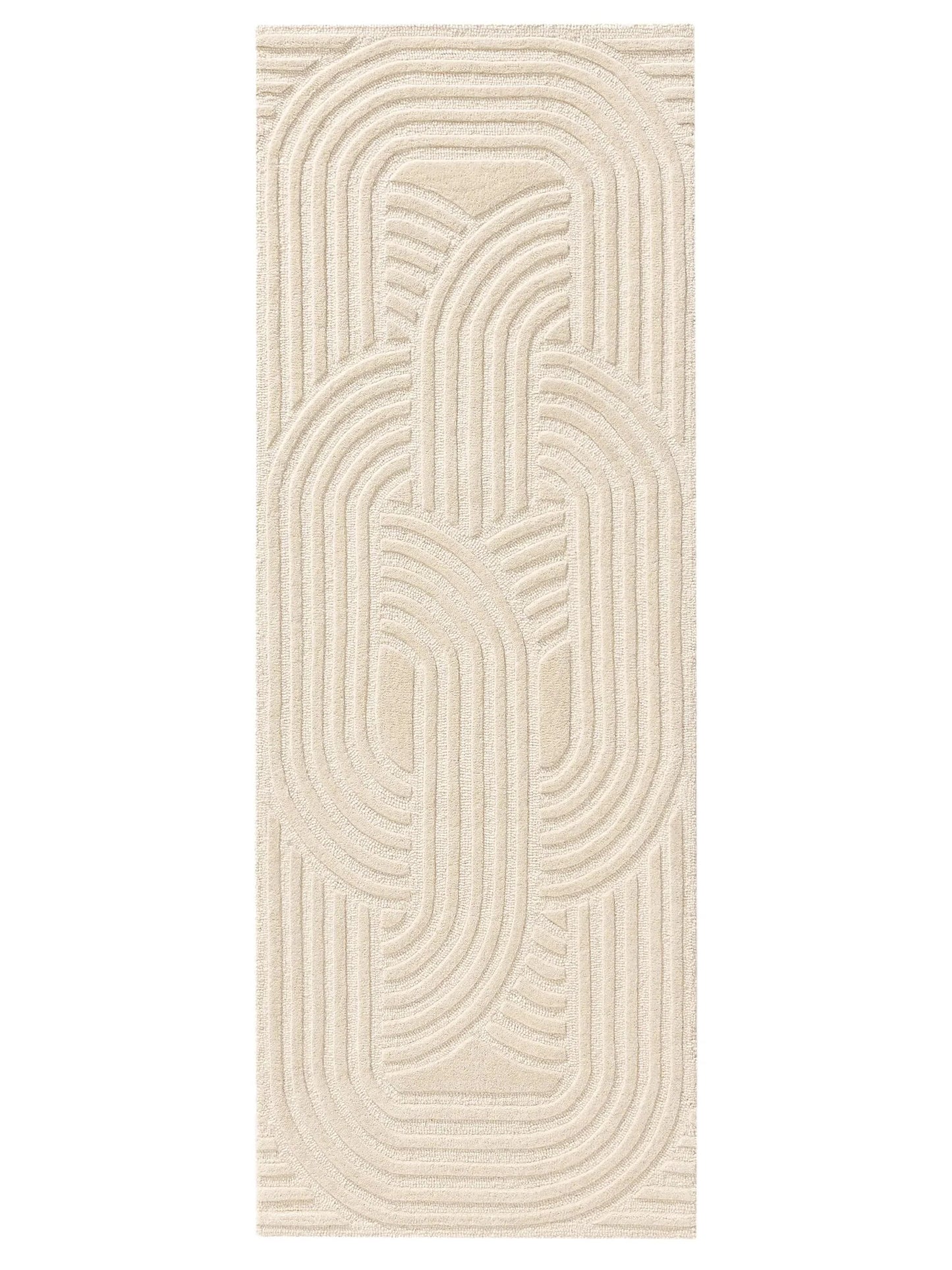 Traversă din lână Nuria Cream