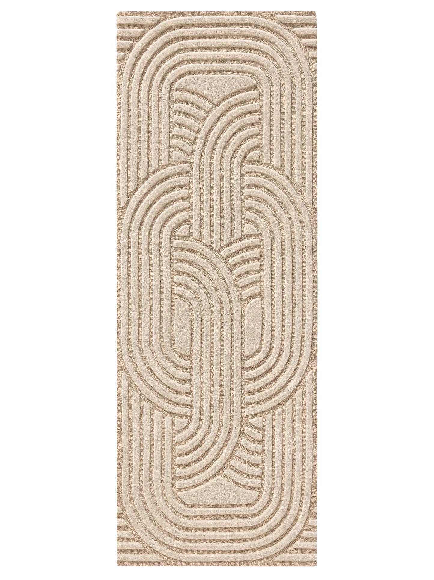 Traversă din lână Nuria Beige