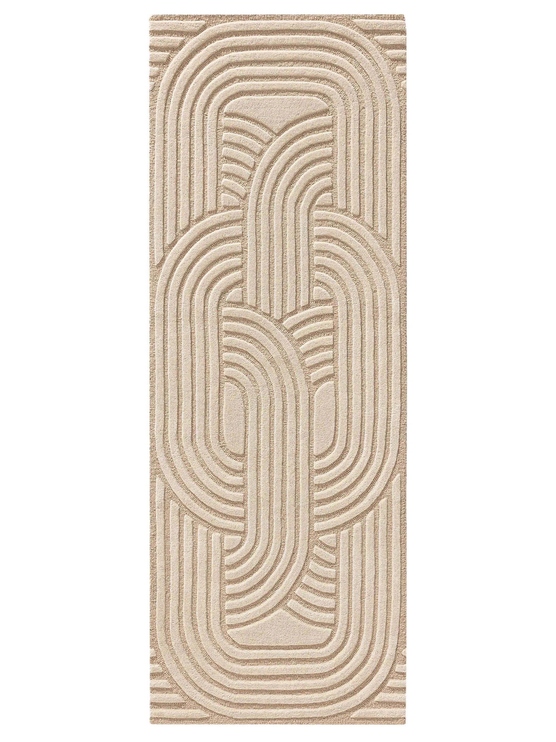 Traversă din lână Nuria Beige