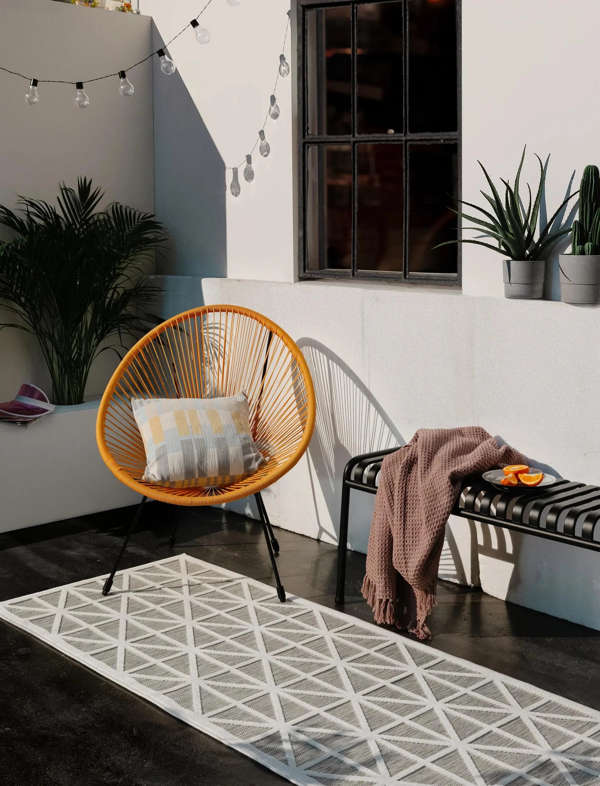 Covoraș îngust/preș - interior/exterior Orion Grey 