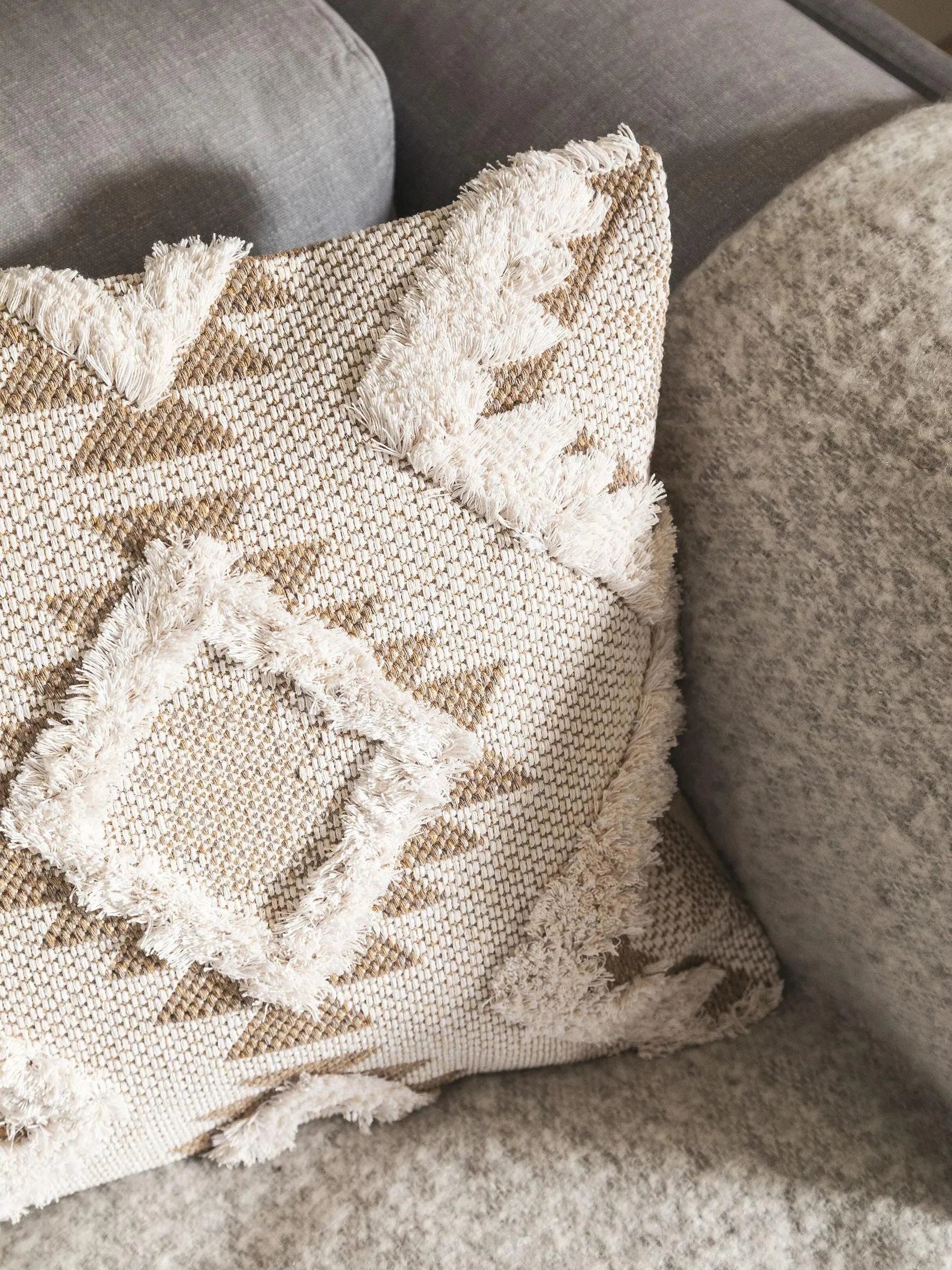 Față de pernă Osby Cream/Taupe 