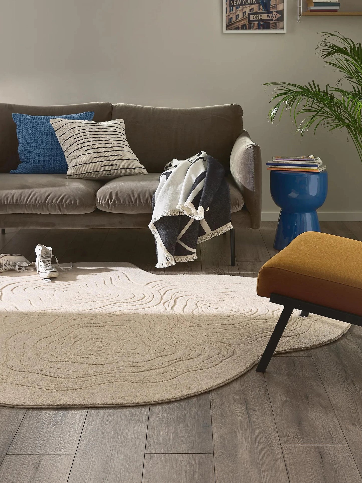 Covor lavabil Pam Beige 