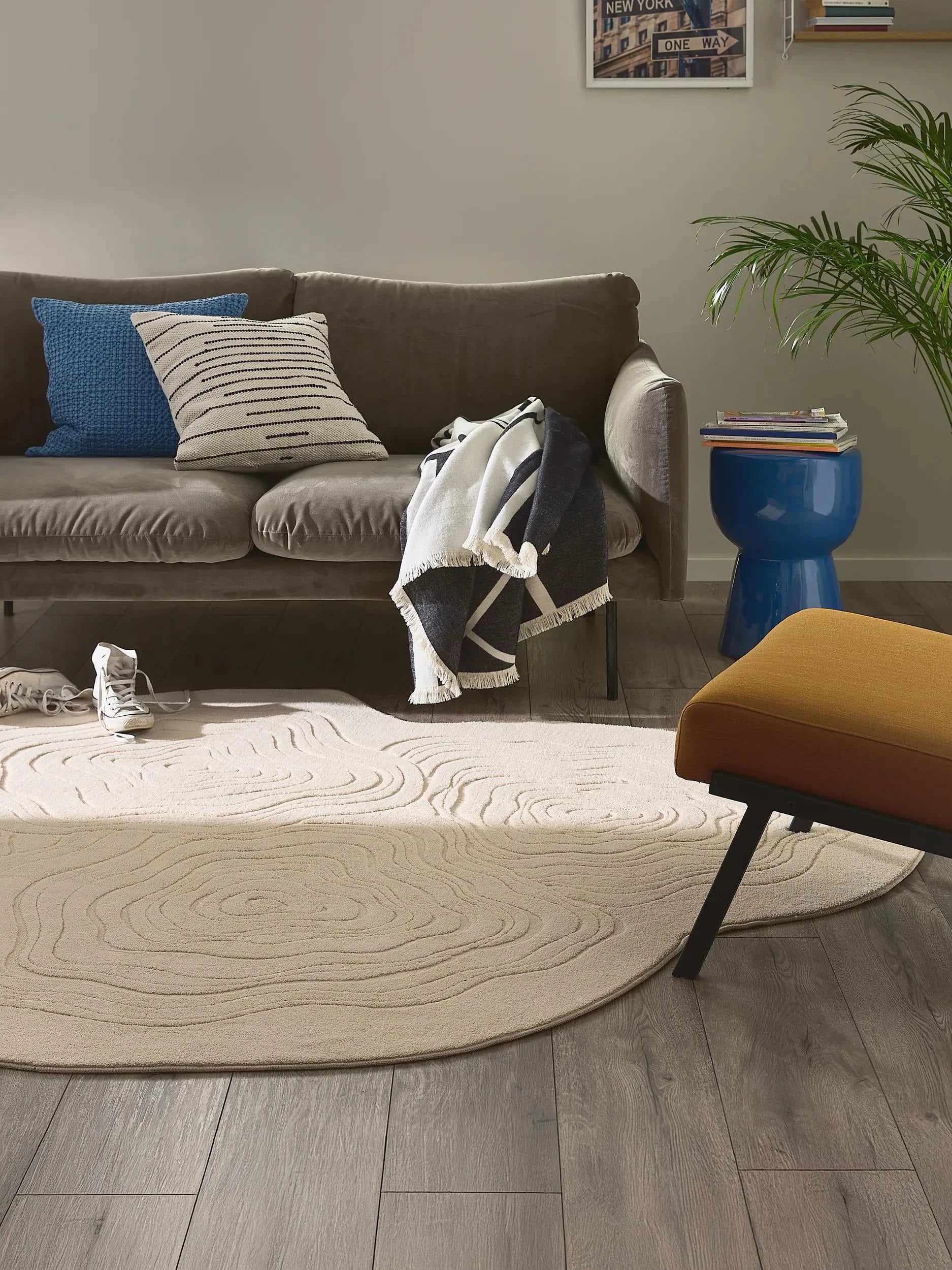 Covor lavabil Pam Beige 