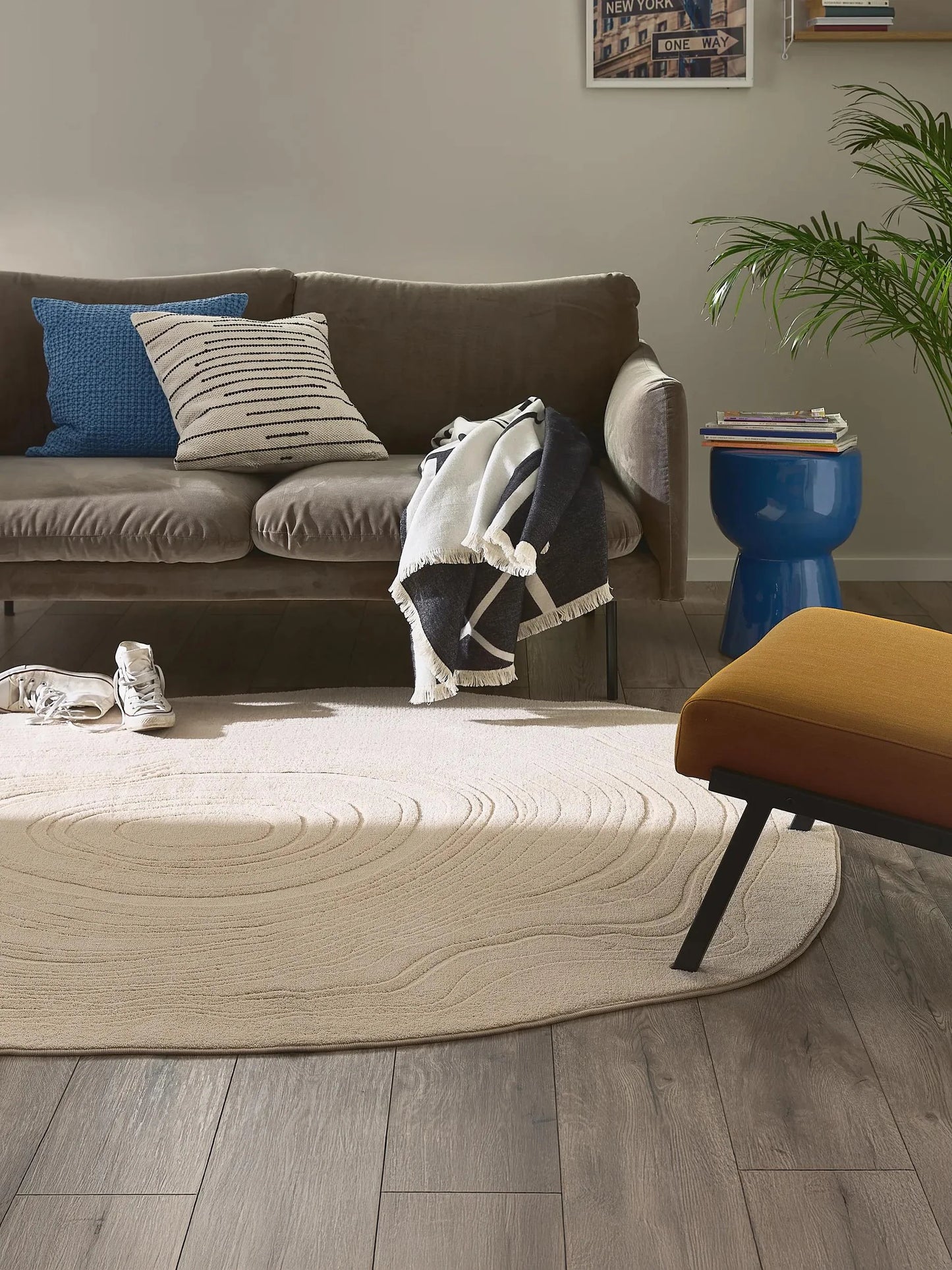 Covor lavabil Pam Beige 