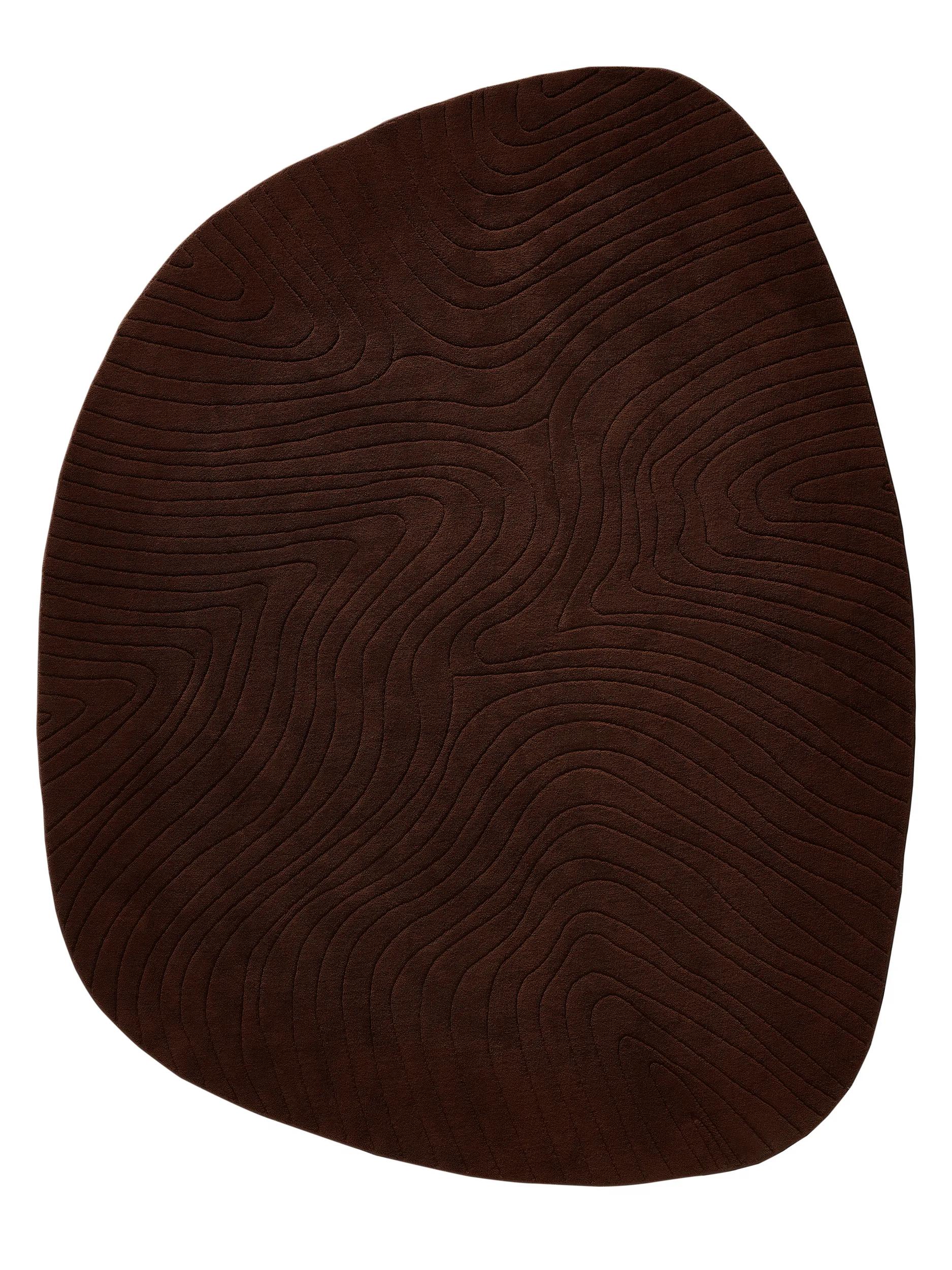 Covor lavabil Pam Dark Brown