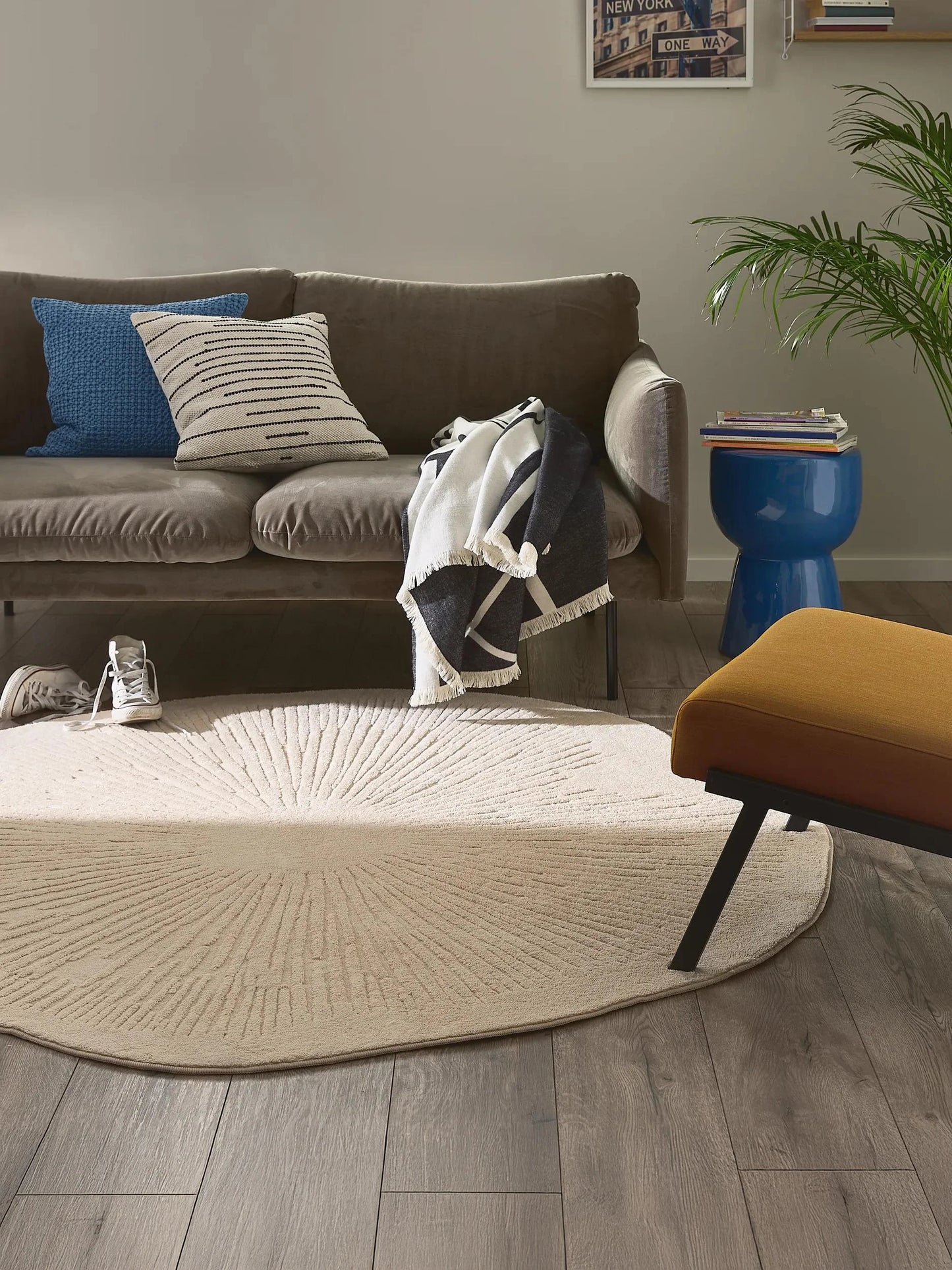 Covor lavabil Pam Beige 