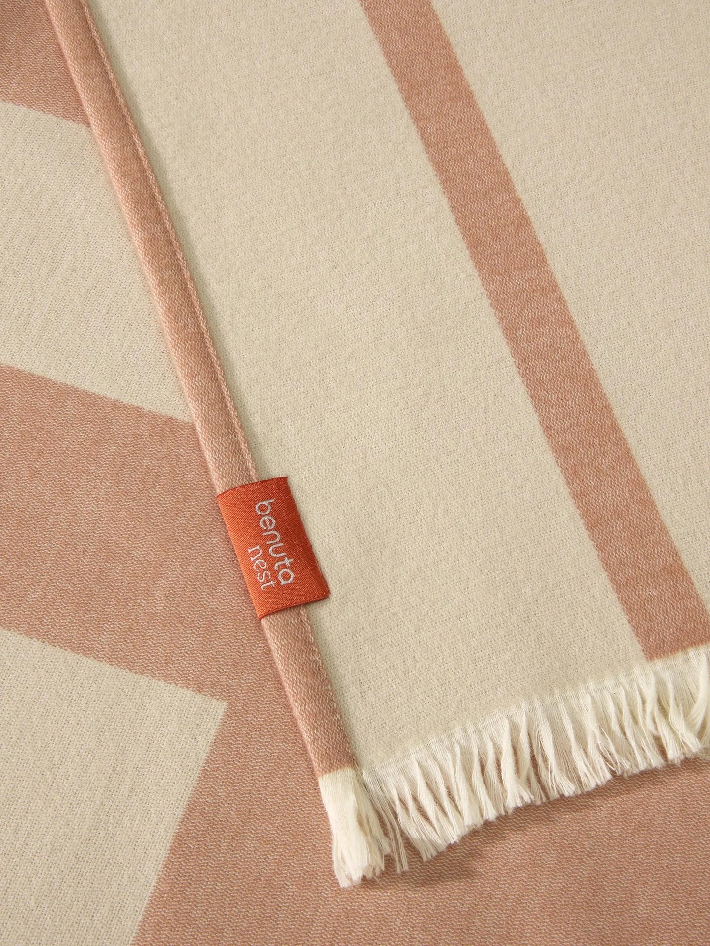 Cotton Pătură Reed Brown