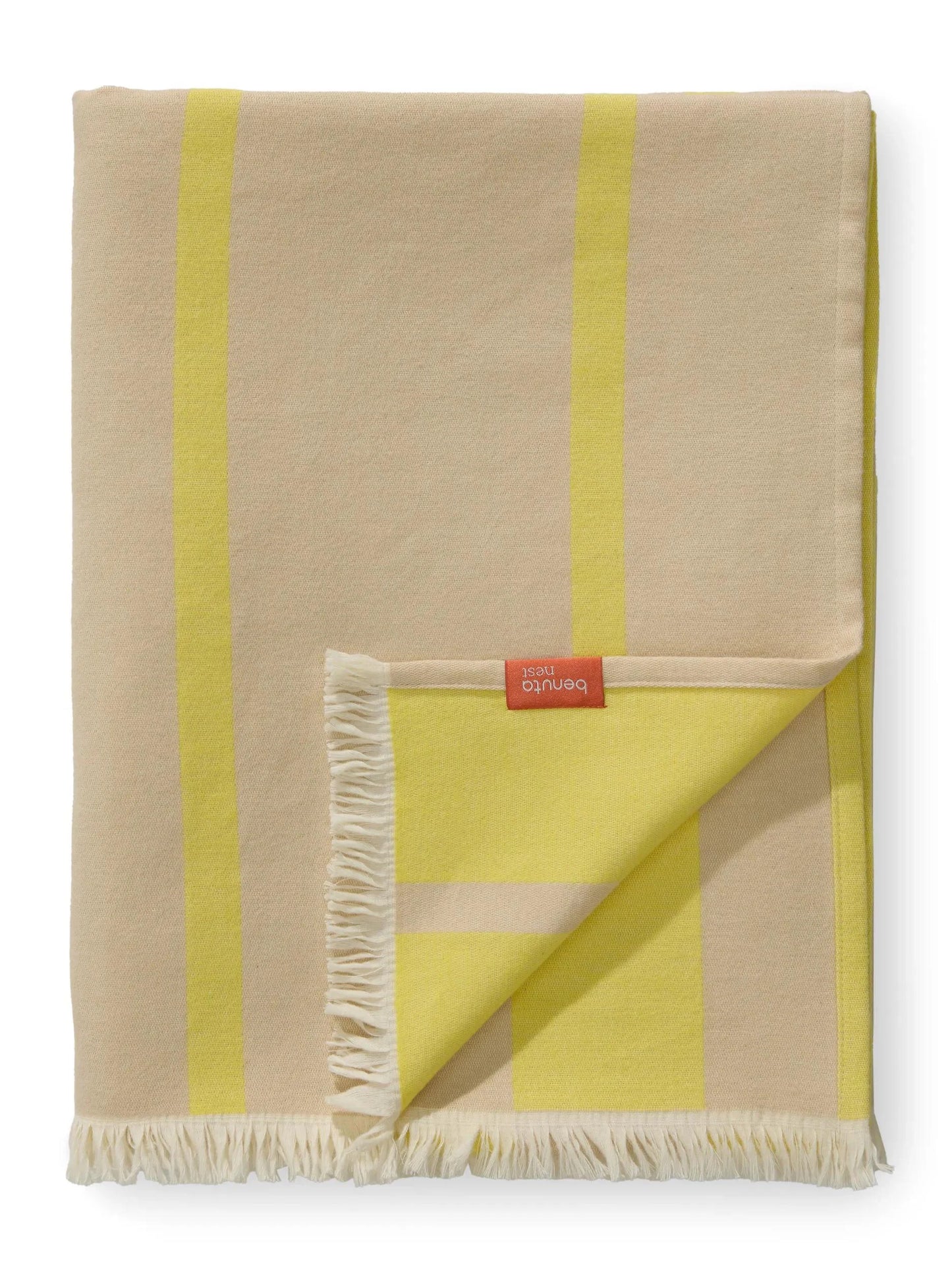 Cotton Pătură Reed Yellow