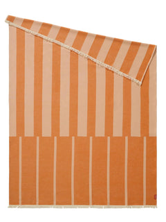 Cotton Pătură Reed Orange