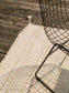 Covor din materiale reciclate Rene Beige 
