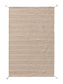 Covor din materiale reciclate Rene Beige 