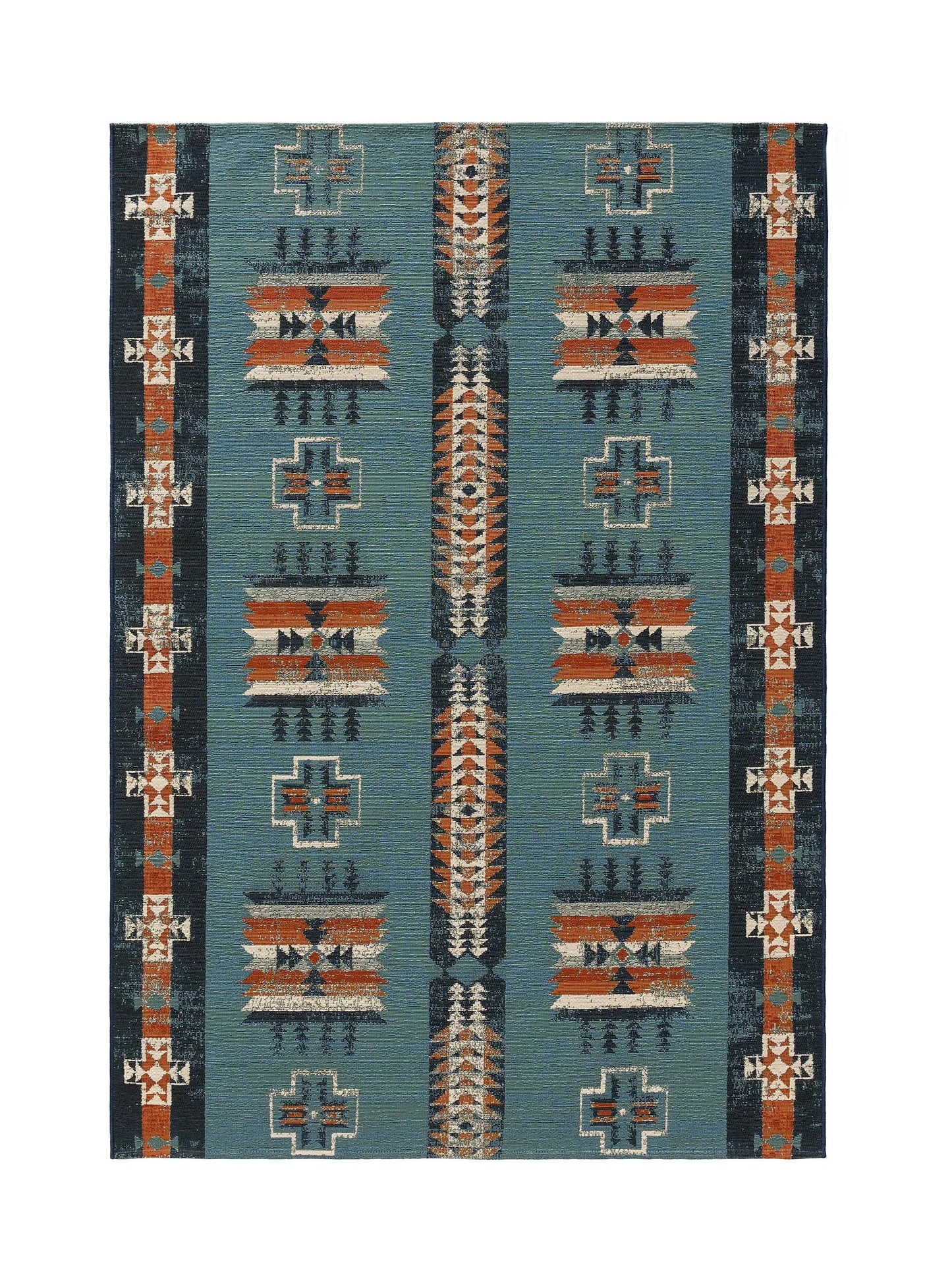 Covor interior/exterior Ria Multicolour/Blue