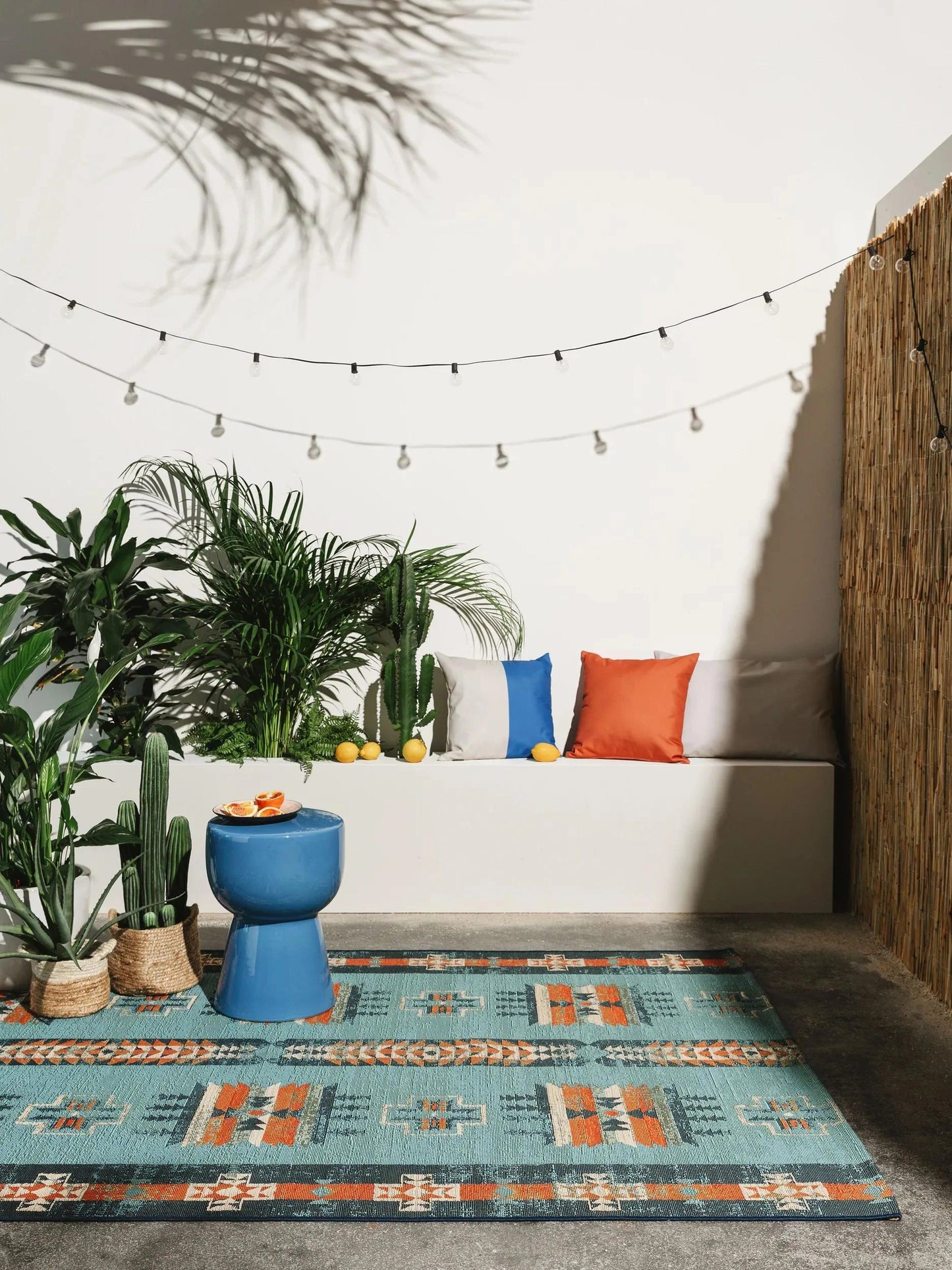Covor interior/exterior Ria Multicolour/Blue