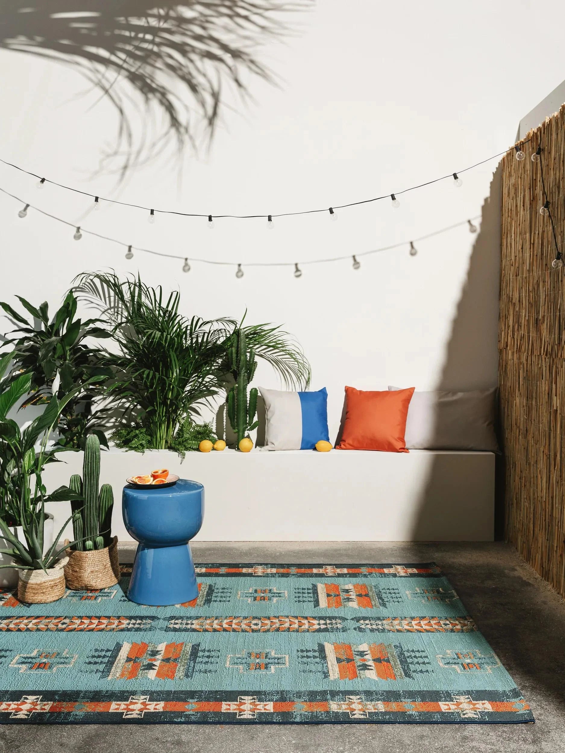 Covor interior/exterior Ria Multicolour/Blue