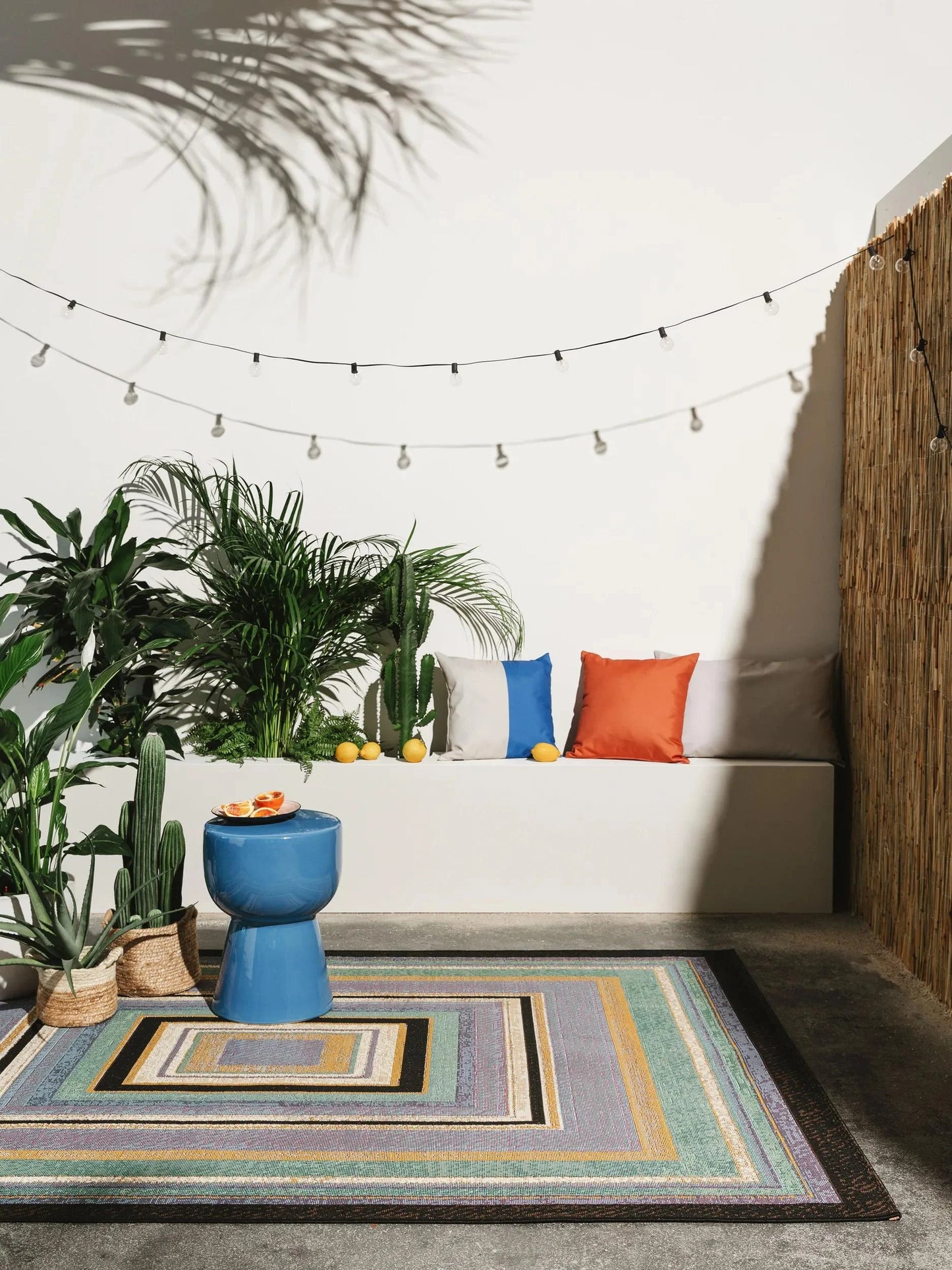 Covor interior/exterior Ria Multicolour/Blue