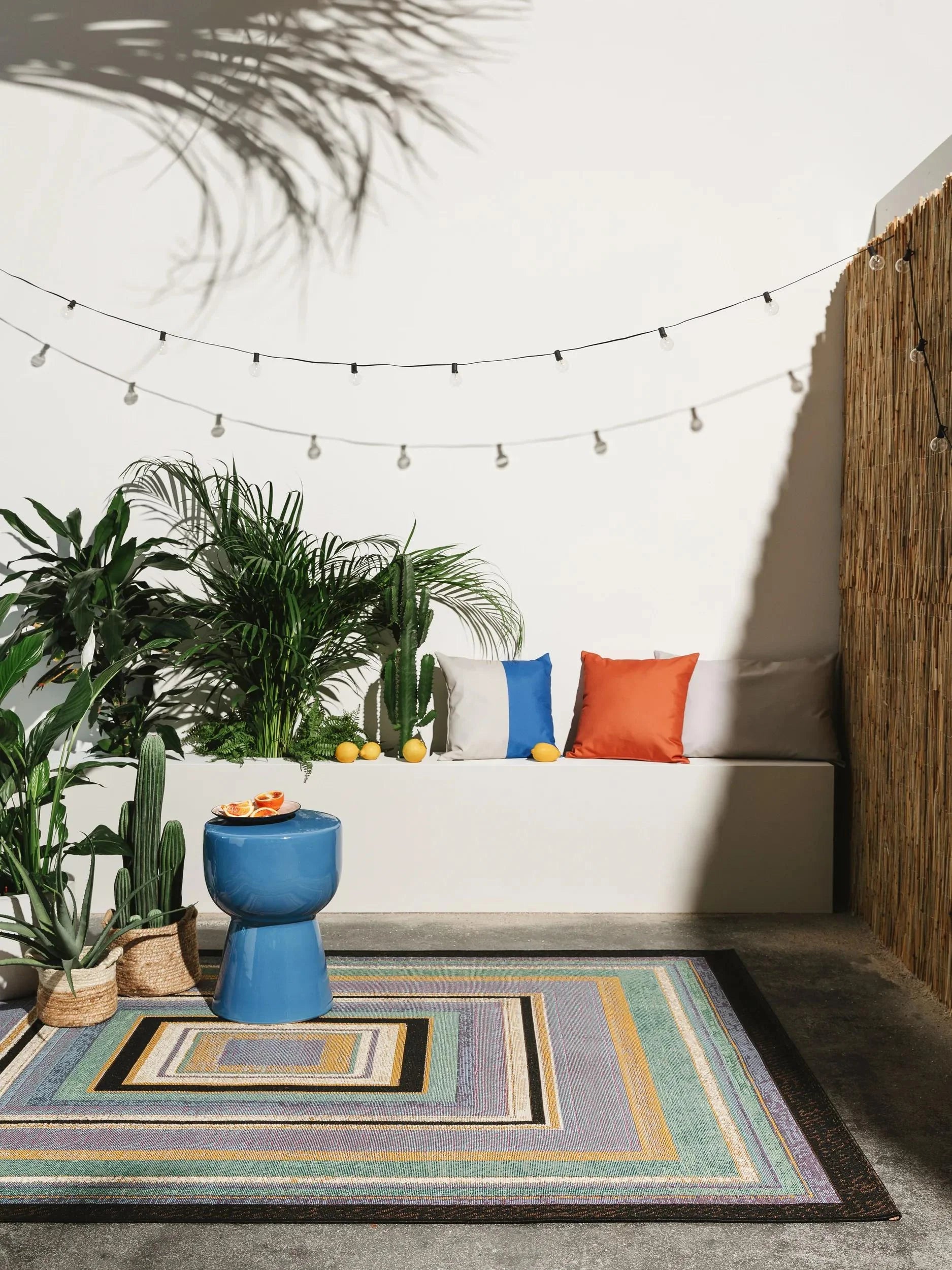 Covor interior/exterior Ria Multicolour/Blue