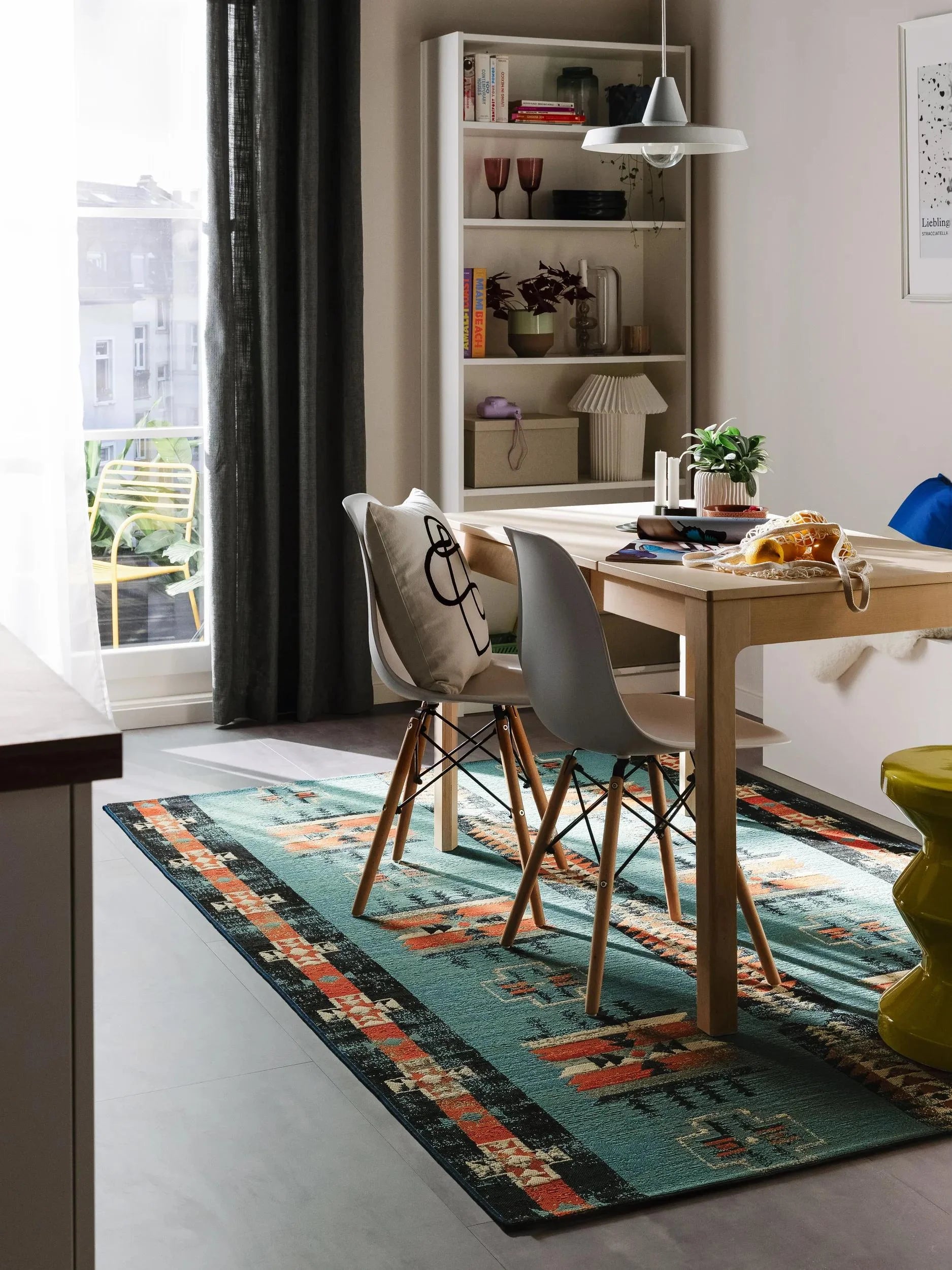 Covor interior/exterior Ria Multicolour/Blue