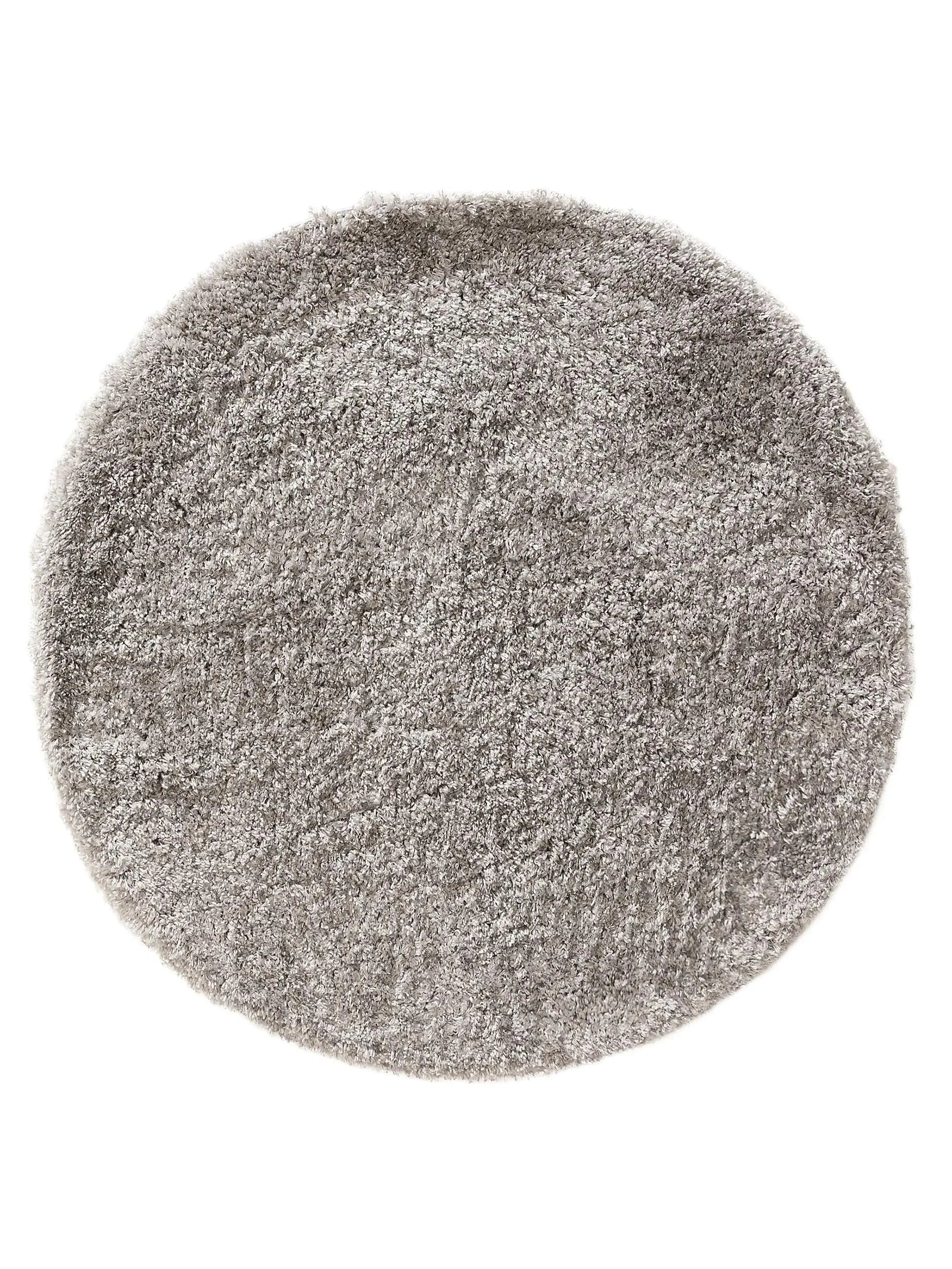 Shaggy Covor rotund Ricky Grey 