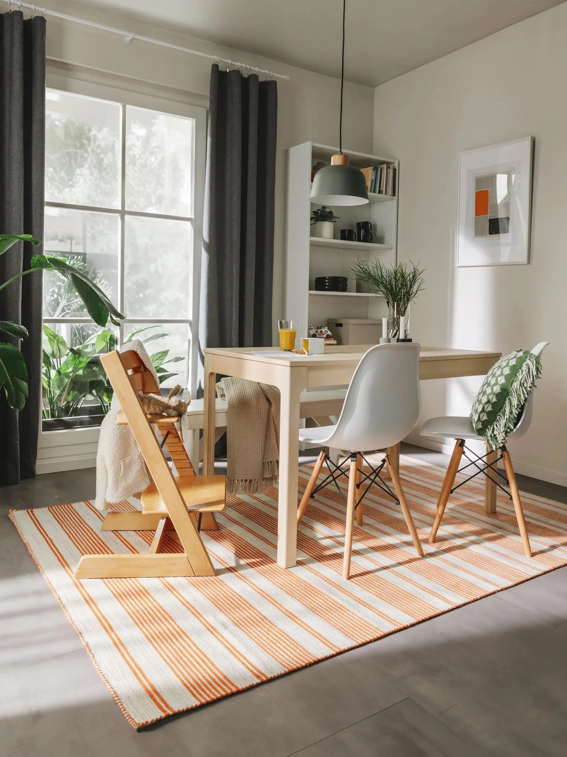 Covor interior/exterior Rida Beige/Orange