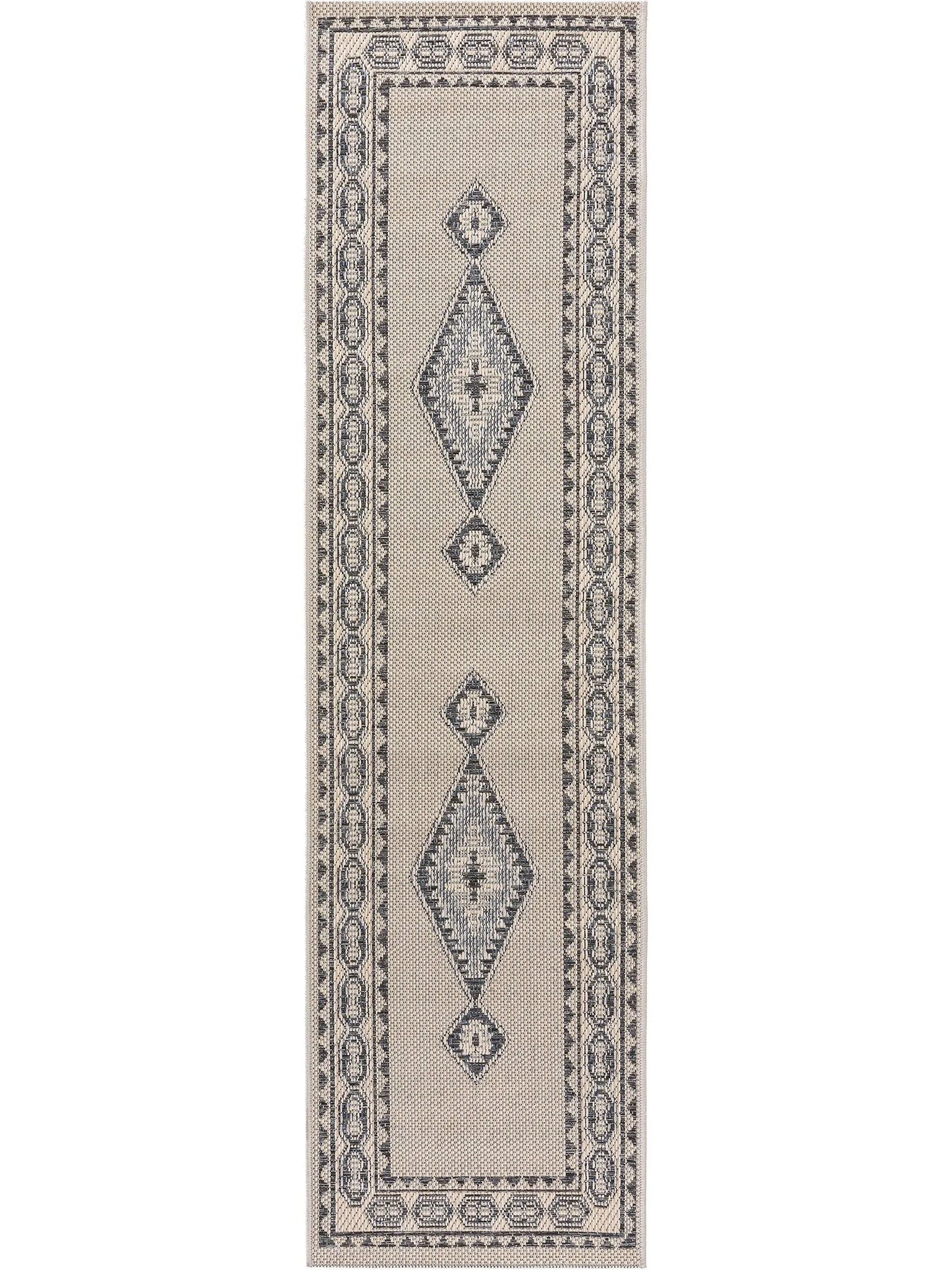 Covoraș îngust/preș - interior/exterior River Beige/Blue 