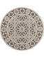 Covor rotund interior/exterior River Beige/Blue 