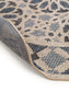 Covor rotund interior/exterior River Beige/Blue