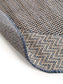 Covor rotund interior/exterior River Beige/Blue