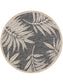 Covor rotund interior/exterior River Blue