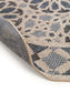 Covor rotund interior/exterior River Beige/Blue