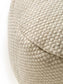 Handmade Wool Pouf/taburet Rocco White 