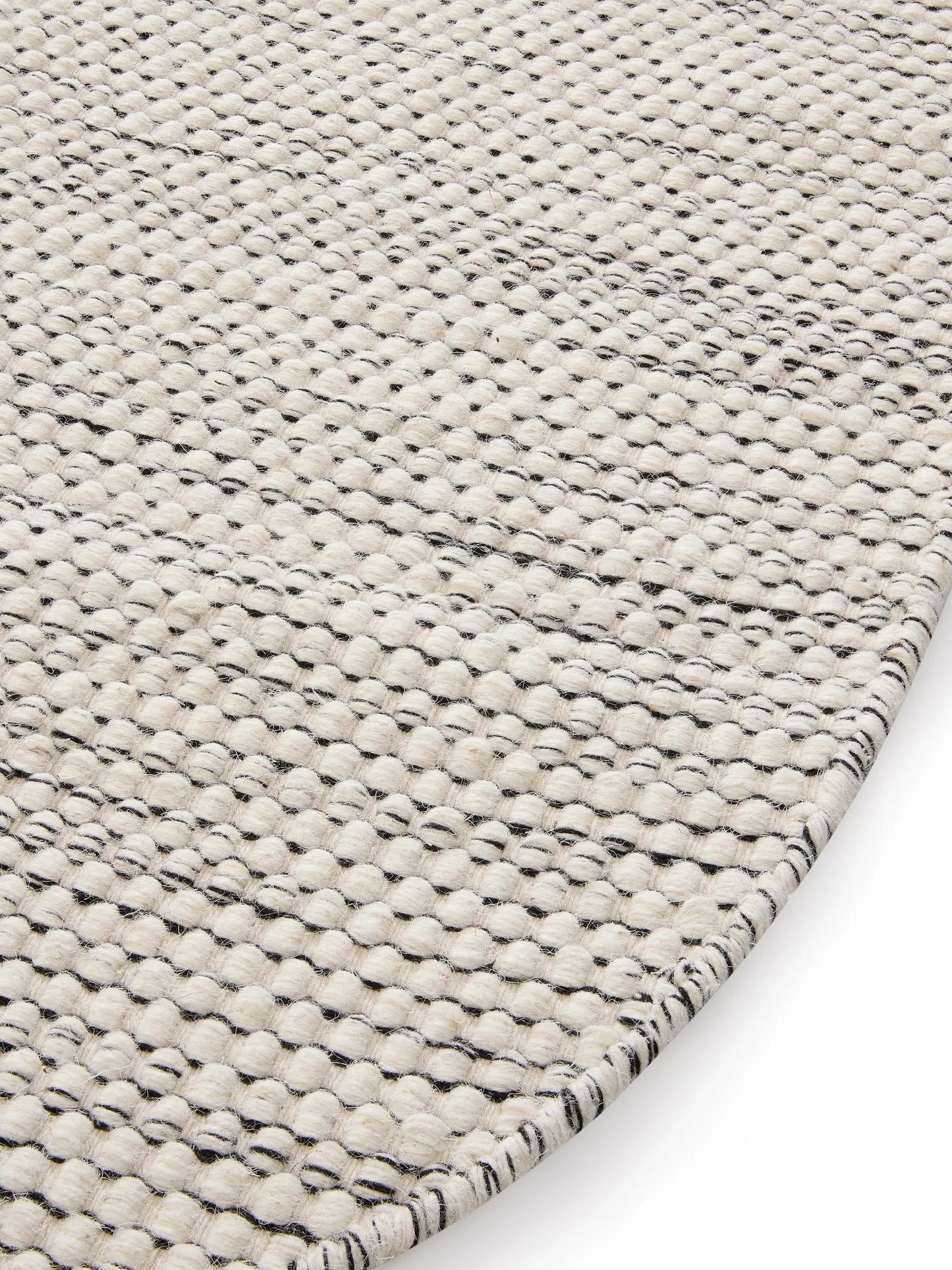 Covor de lână Rocco Beige/Black