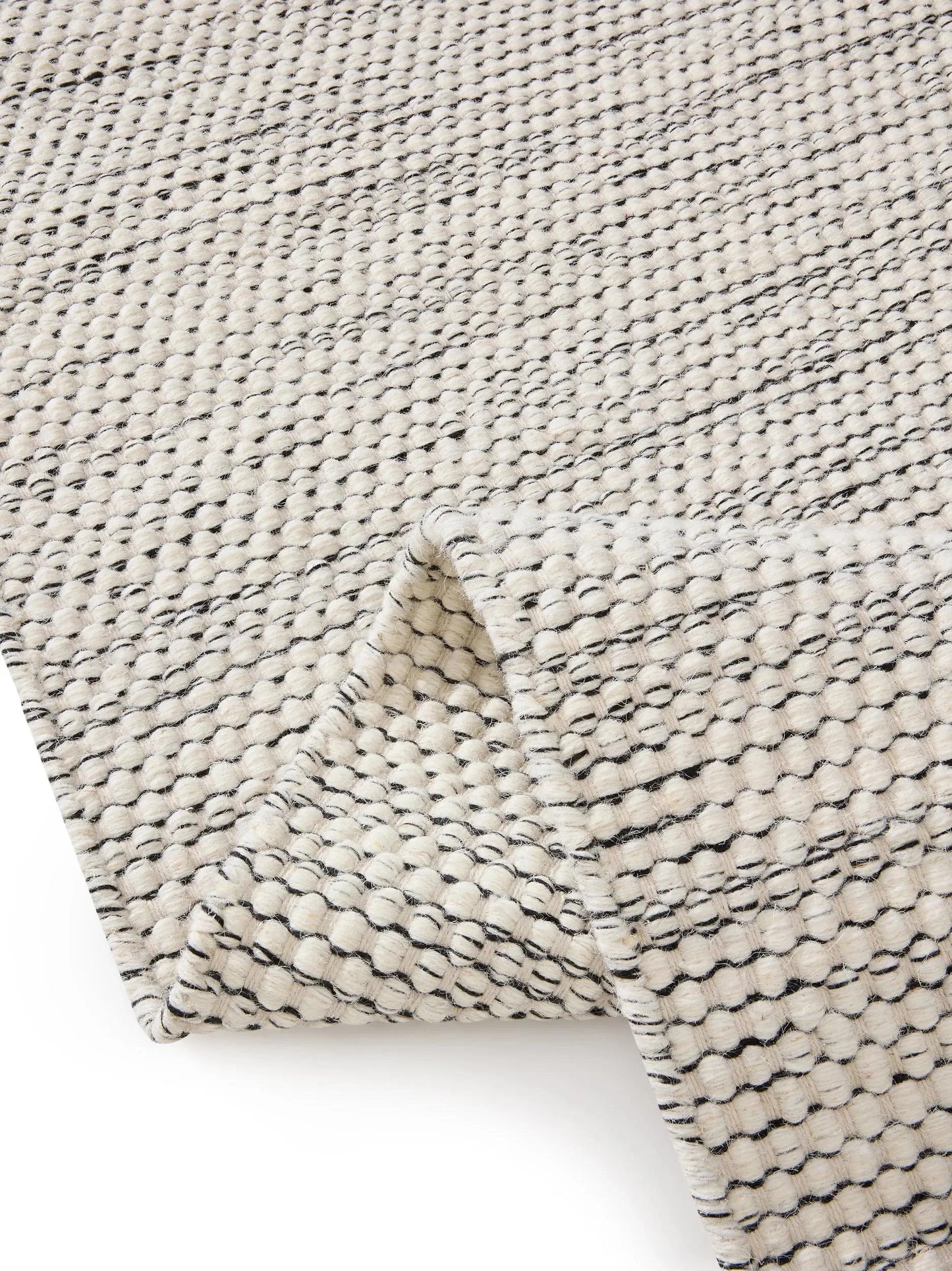 Covor de lână Rocco Beige/Black