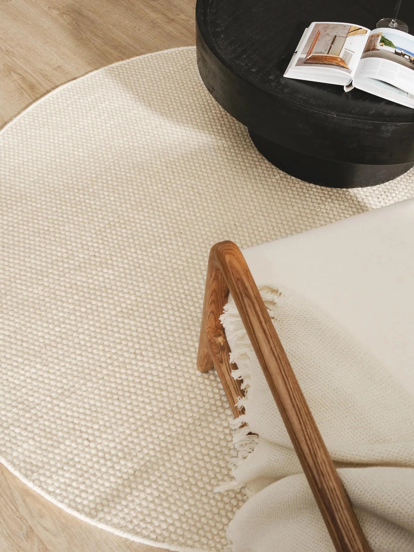 Covor de lână Rocco White 