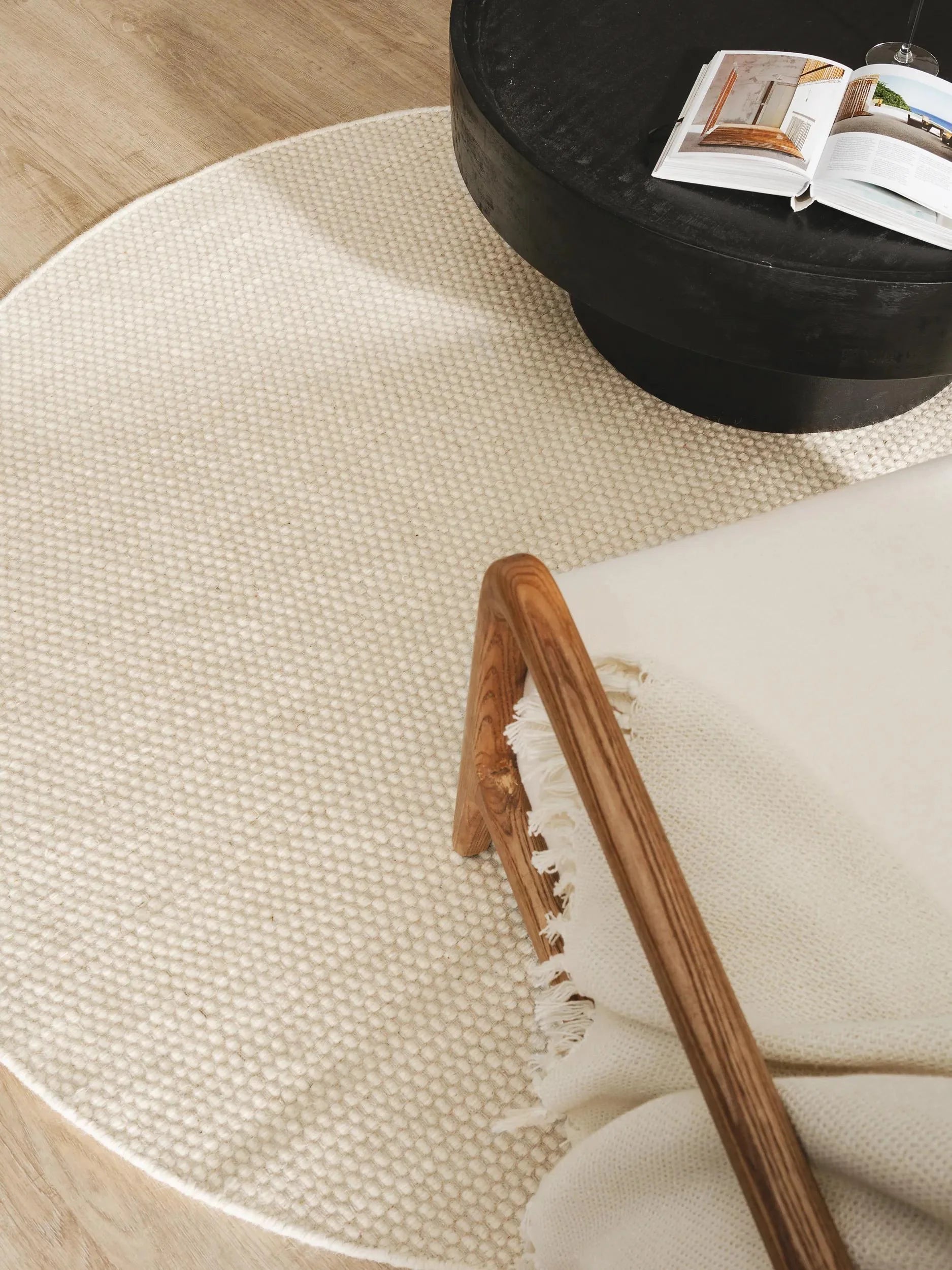 Covor de lână Rocco White 