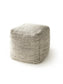 Handmade Wool Pouf/taburet Rocco Beige/Black 
