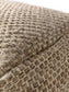 Handmade Wool Pouf/taburet Rocco Taupe