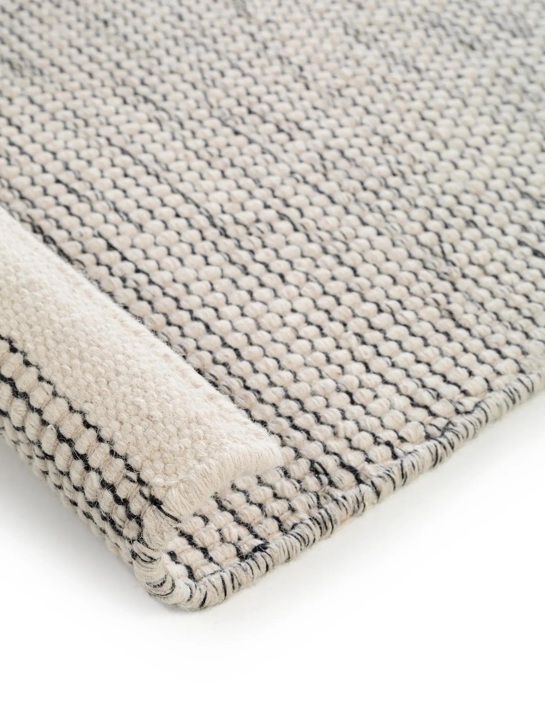Traversă din lână Rocco Beige/Black