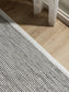 Covor bumbac Ron Beige/Black 
