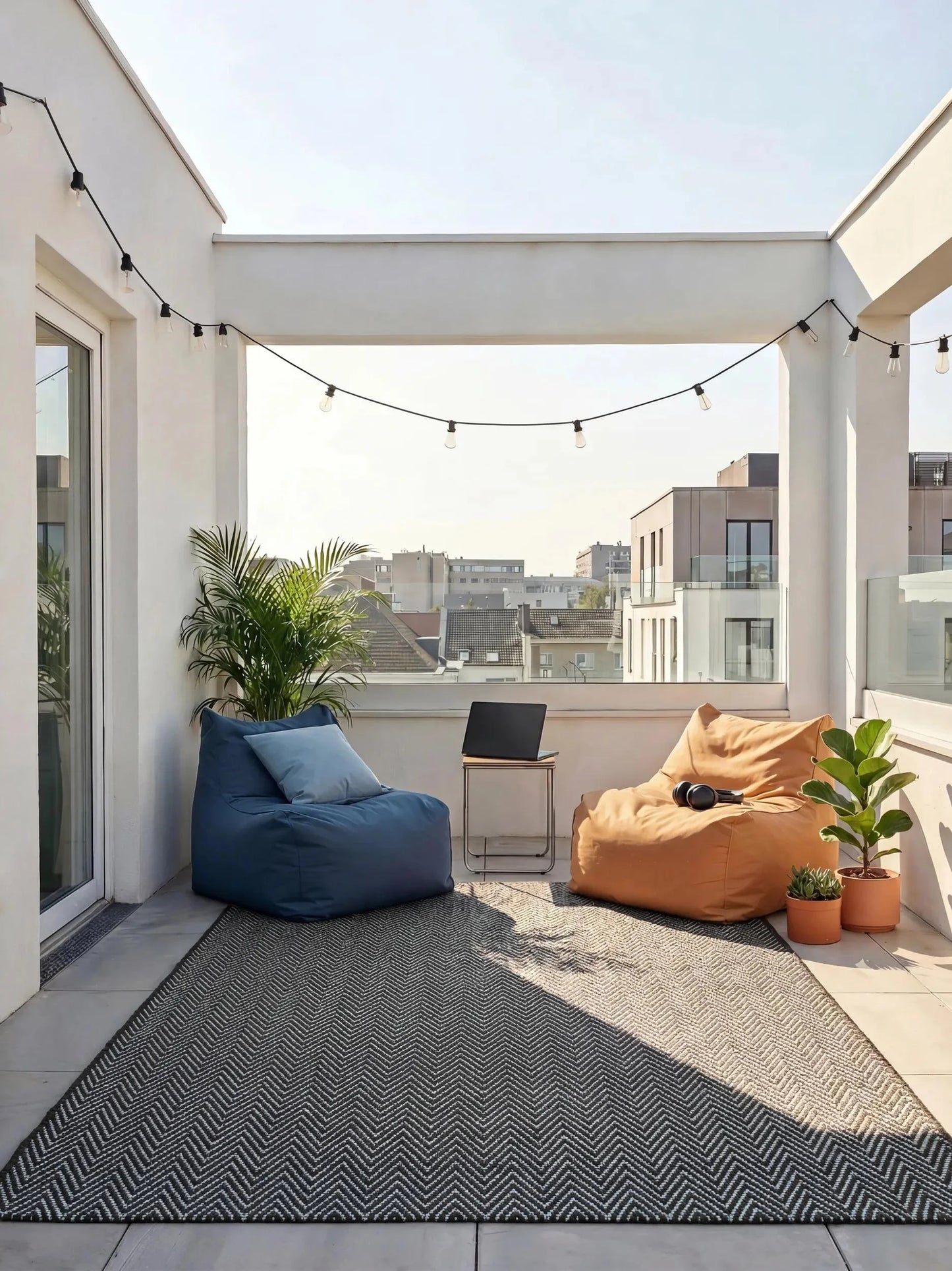 Covor interior/exterior Rowan Blue