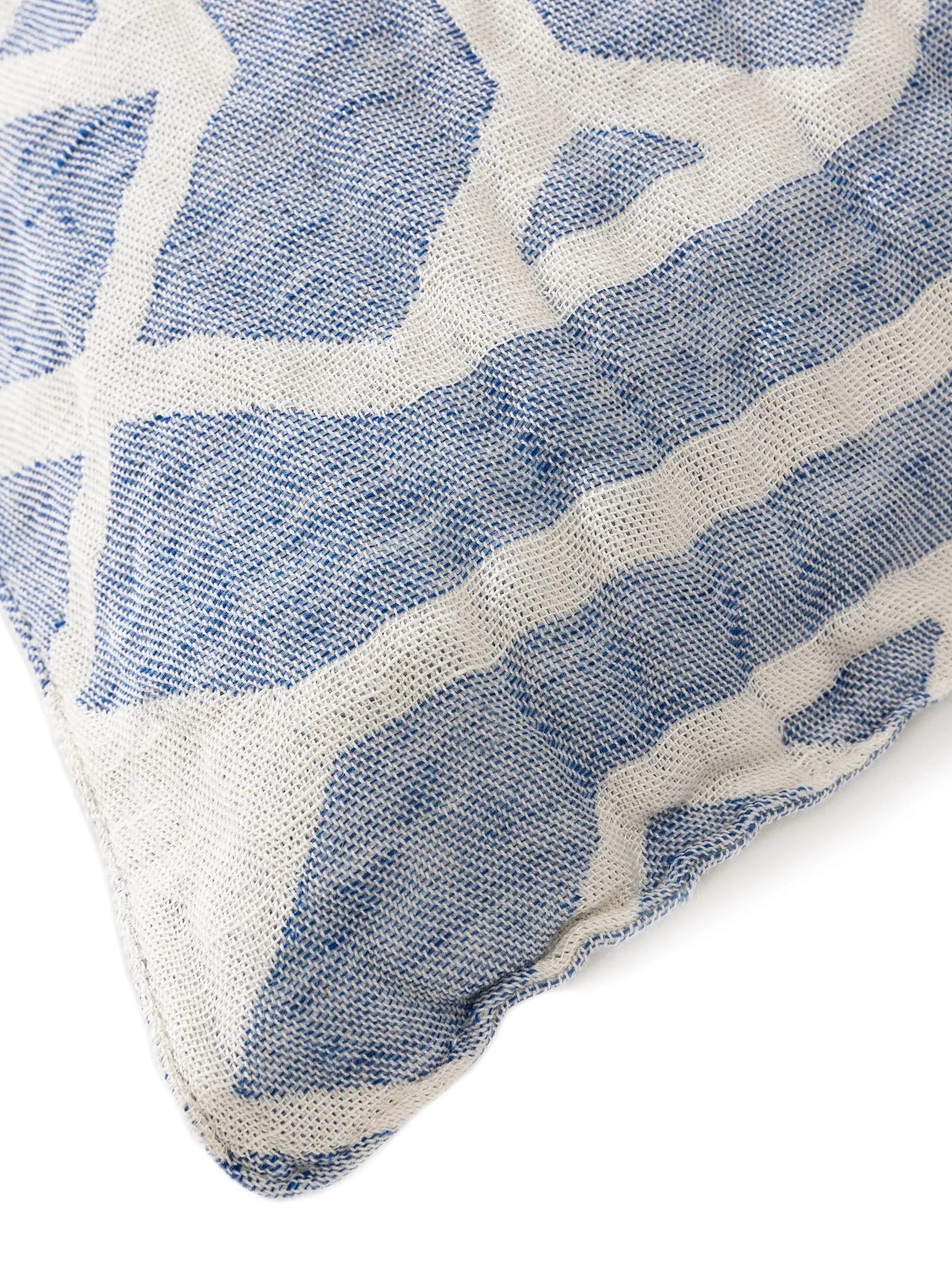Linen Mix Față de pernă Sabine Blue 