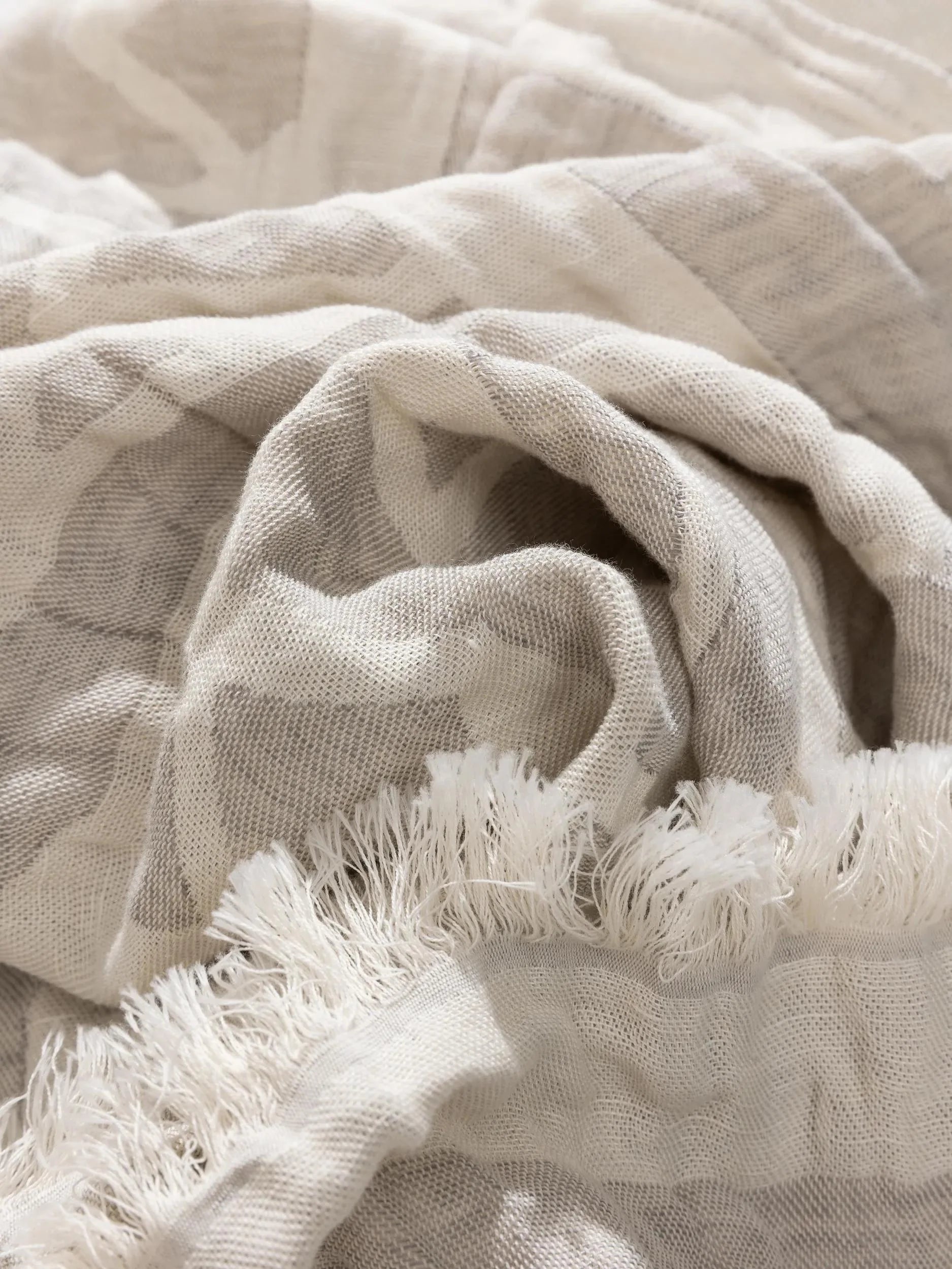 Linenmix Pătură Sabine Cream/Beige 