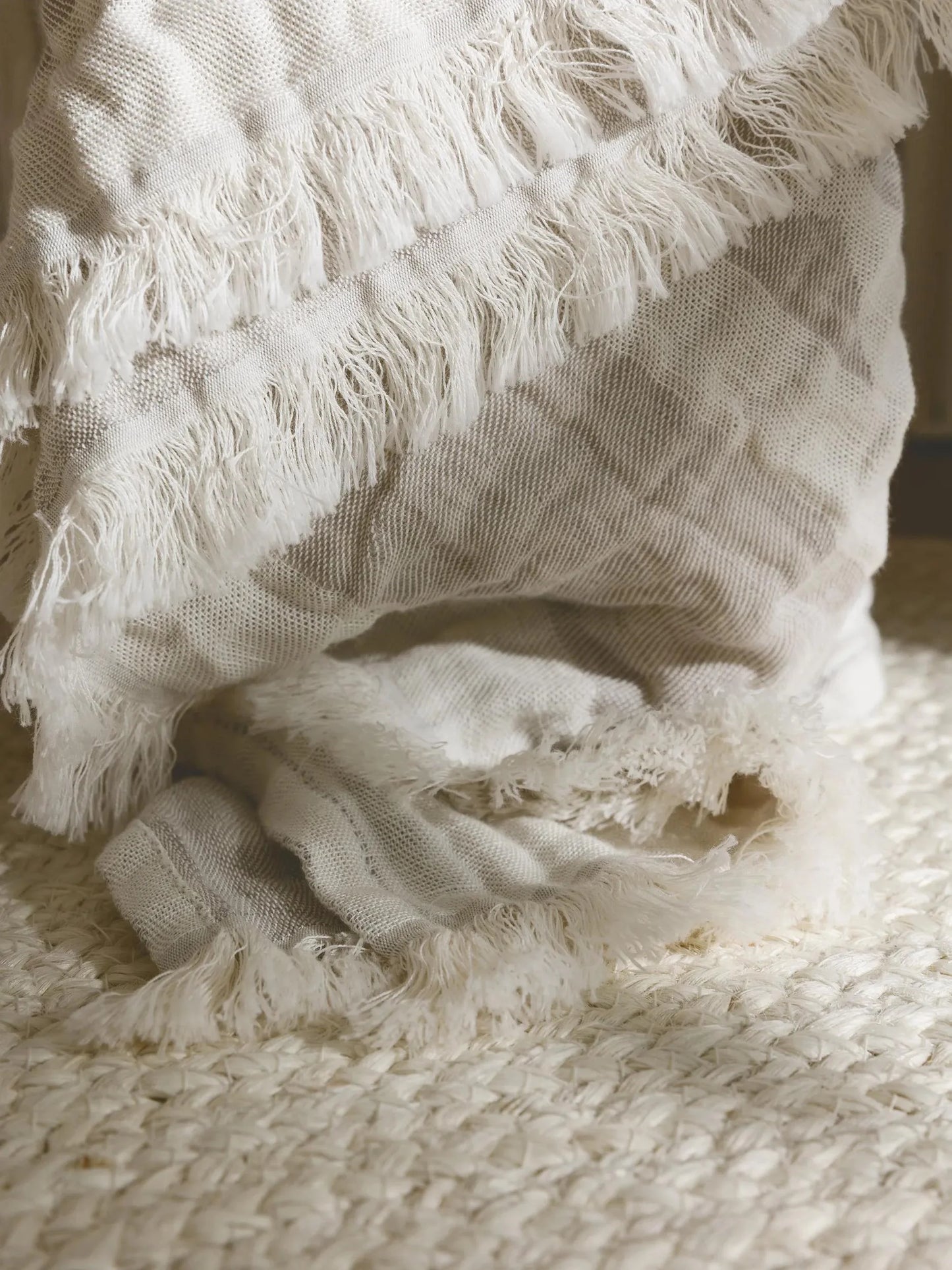Linenmix Pătură Sabine Cream/Beige 
